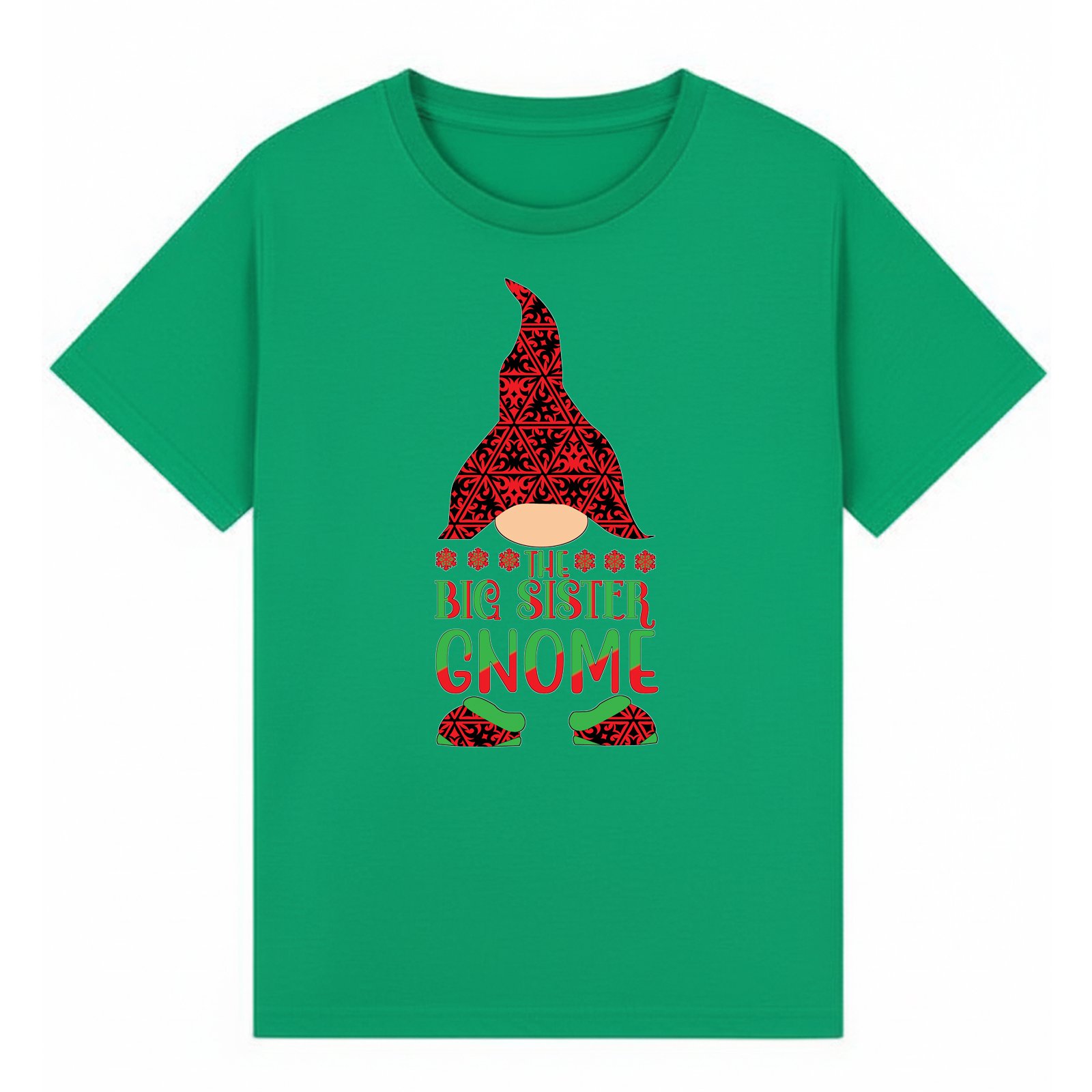 BGSIS137 artwork on irish green T-shirt