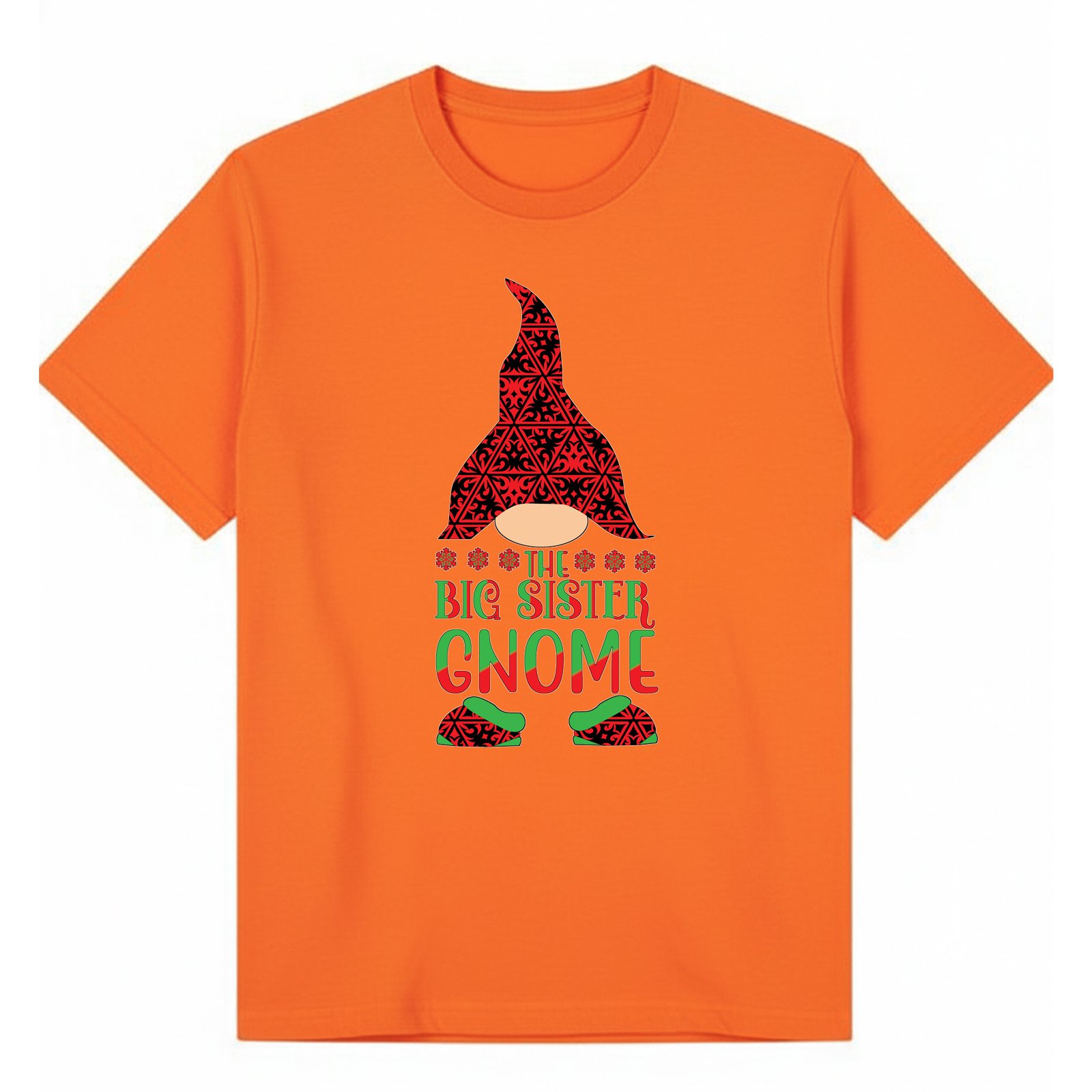 BGSIS137 artwork on orange T-shirt