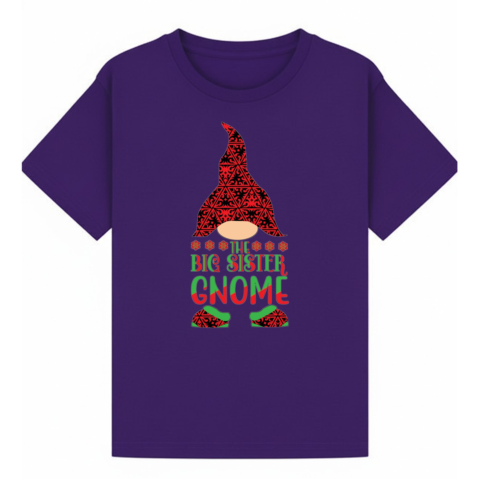 BGSIS137 artwork on purple T-shirt