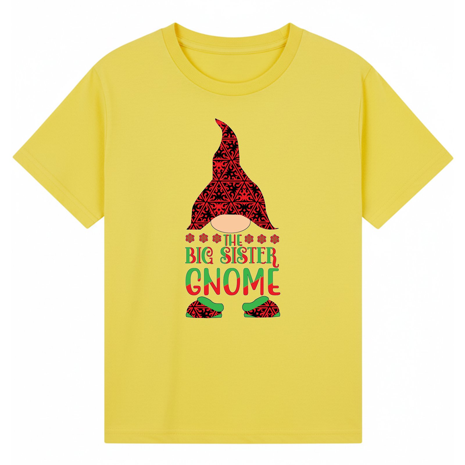 BGSIS137 artwork on yellow T-shirt