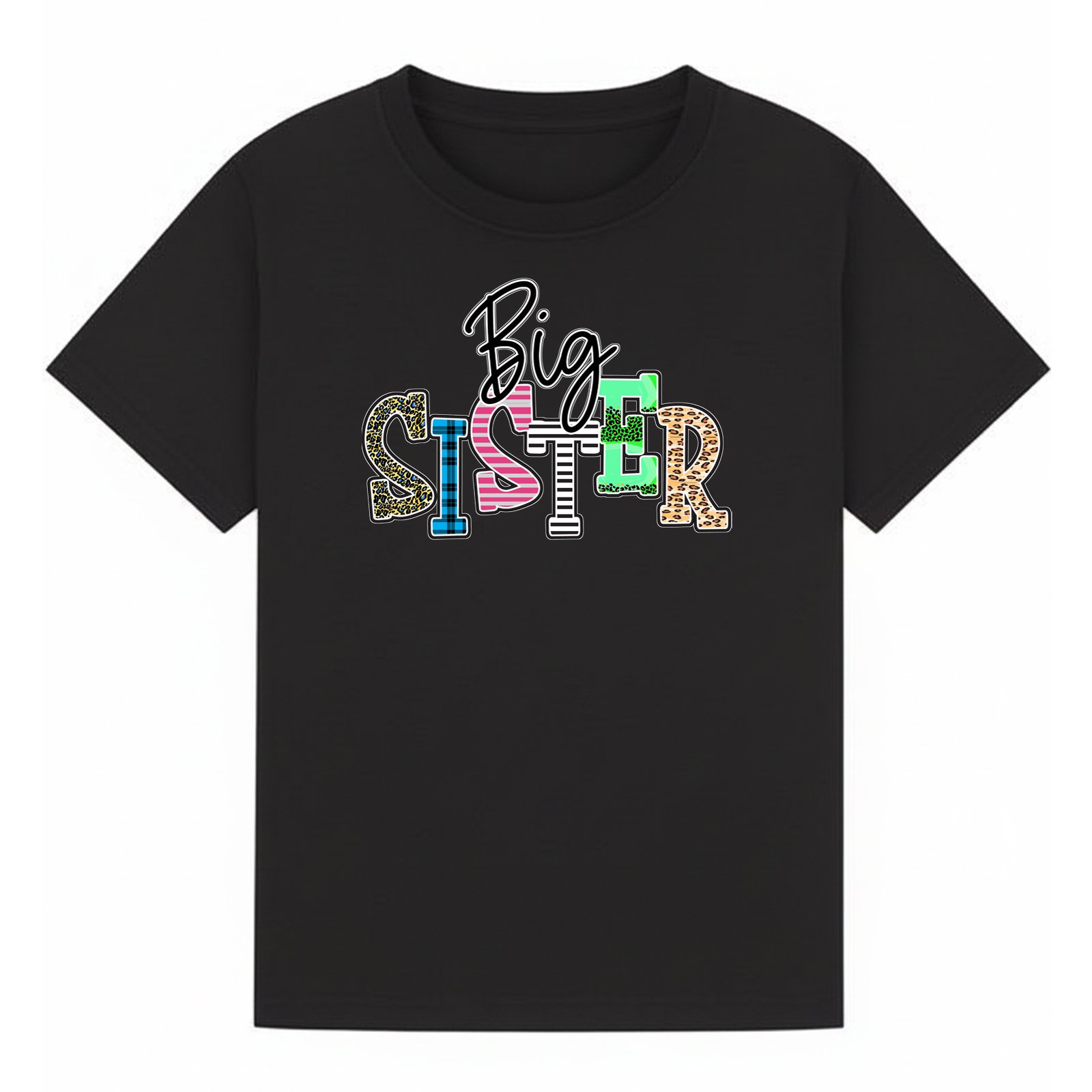 BGSIS16 artwork on black T-shirt