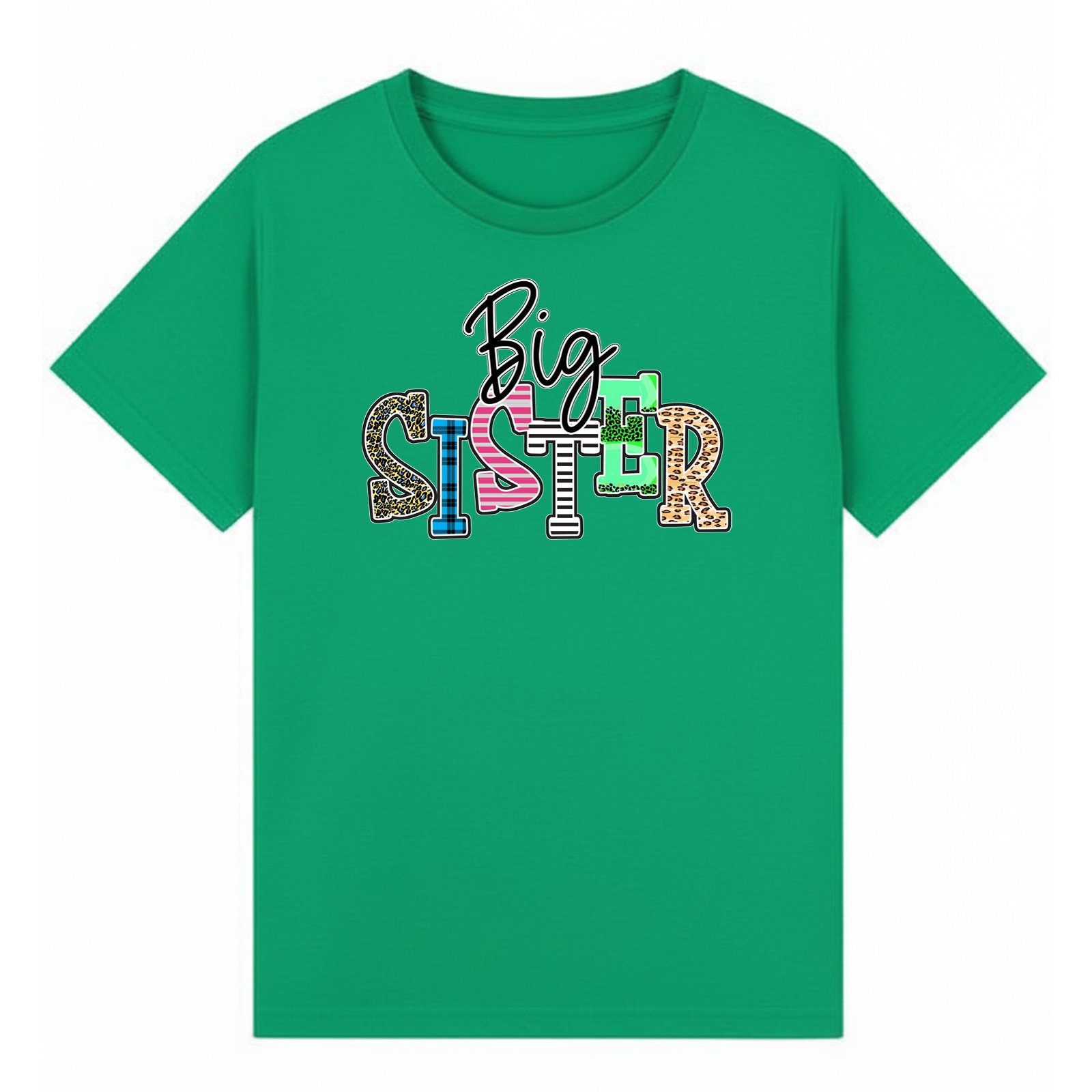 BGSIS16 artwork on irish green T-shirt