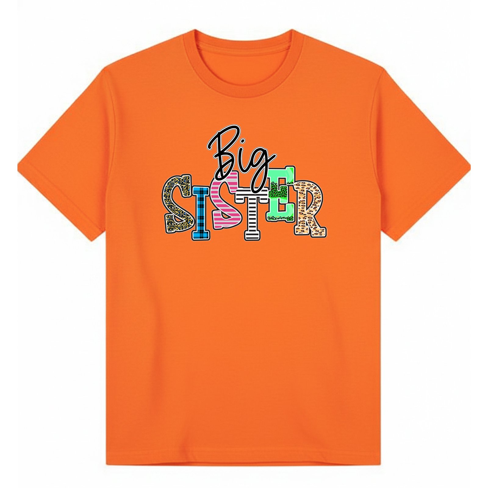 BGSIS16 artwork on orange T-shirt