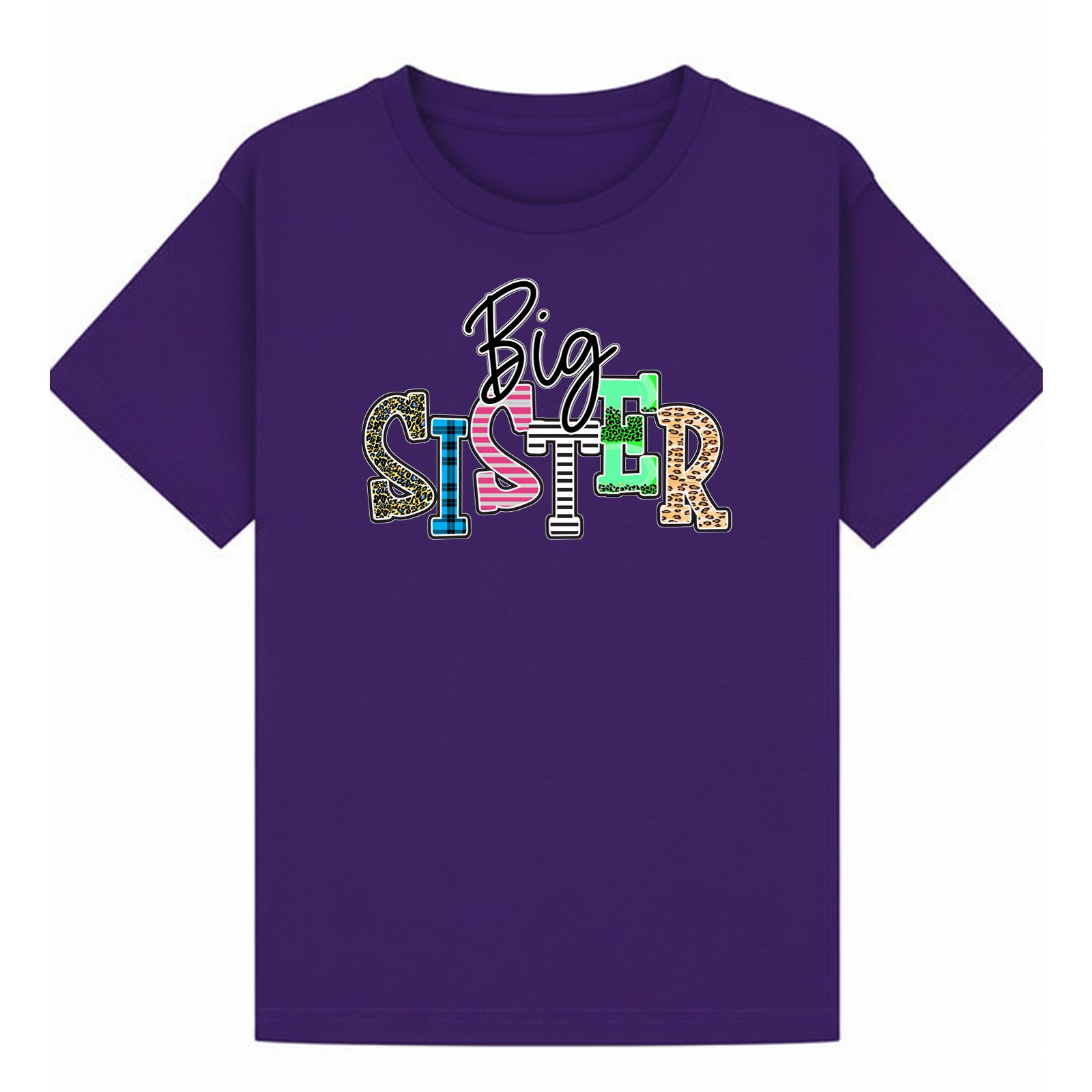 BGSIS16 artwork on purple T-shirt
