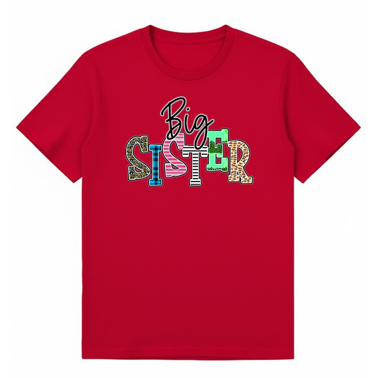 BGSIS16 artwork on red T-shirt