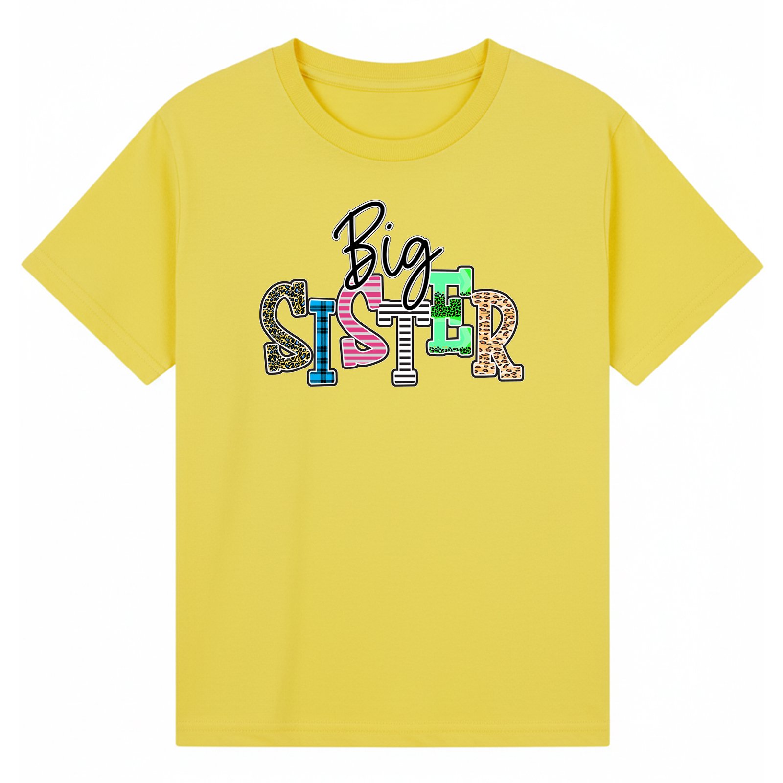 BGSIS16 artwork on yellow T-shirt