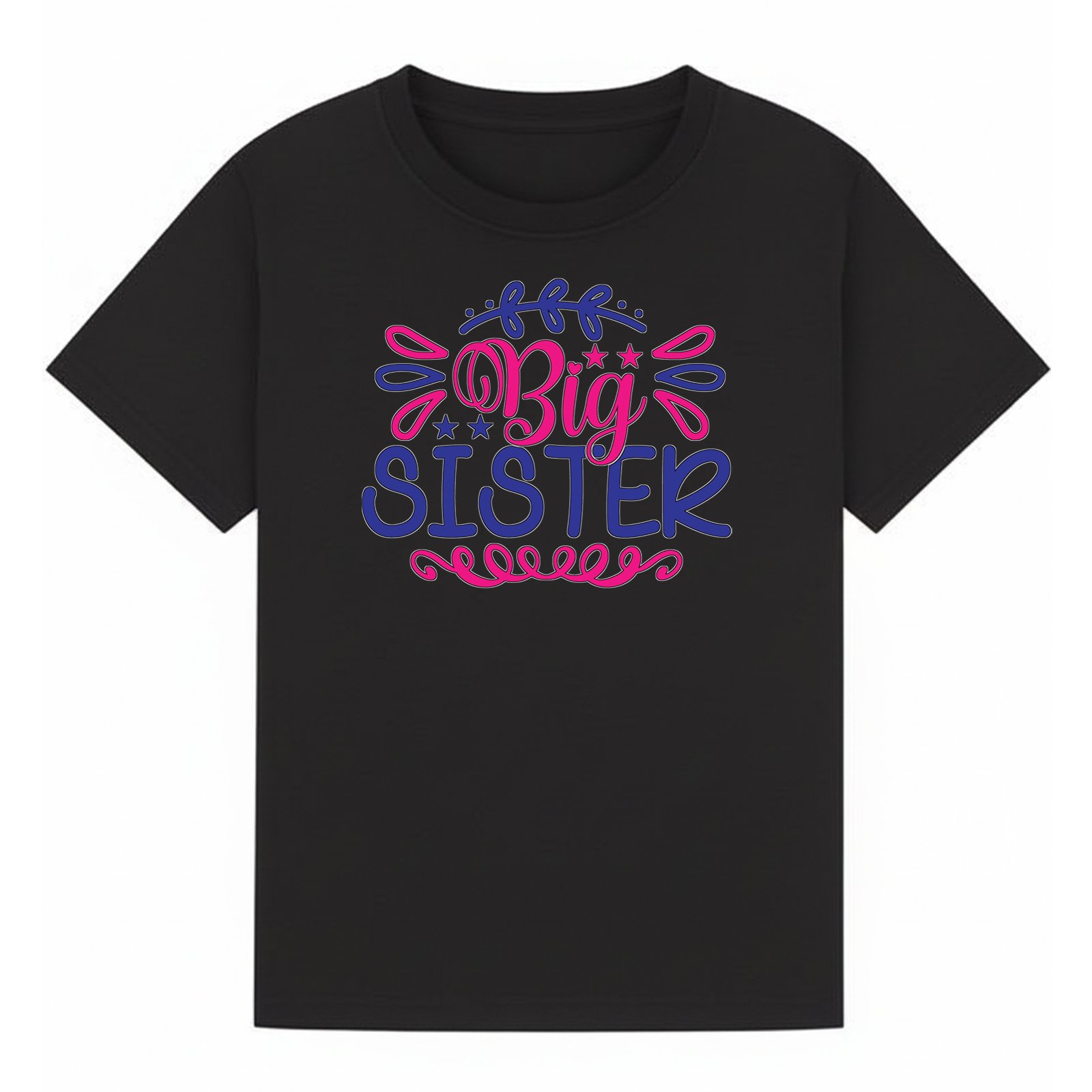 BGSIS17 artwork on black T-shirt