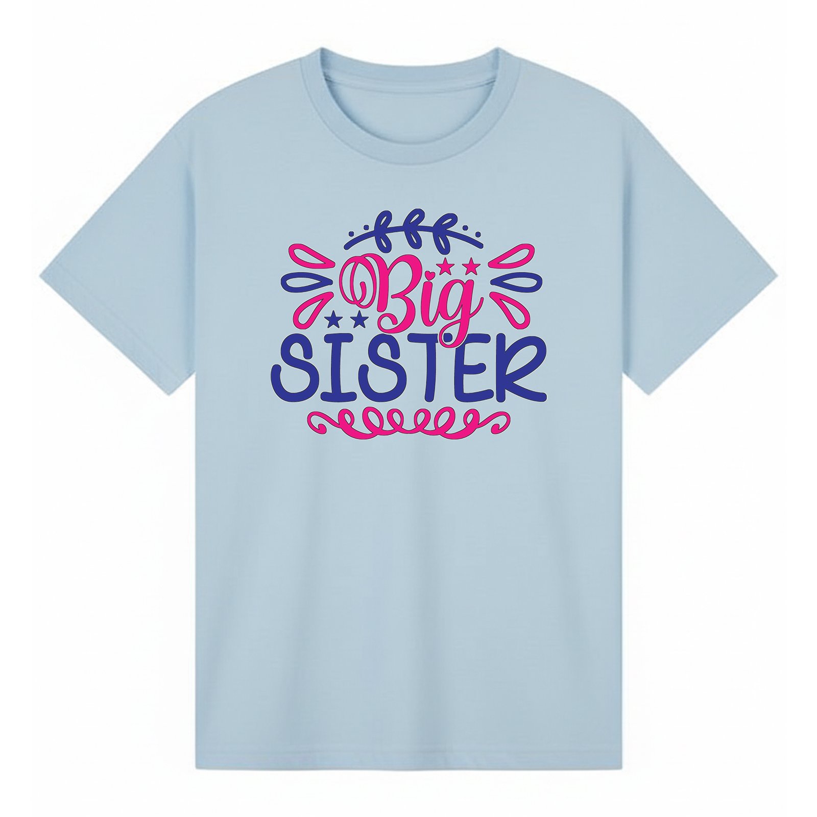 BGSIS17 artwork on light blue T-shirt