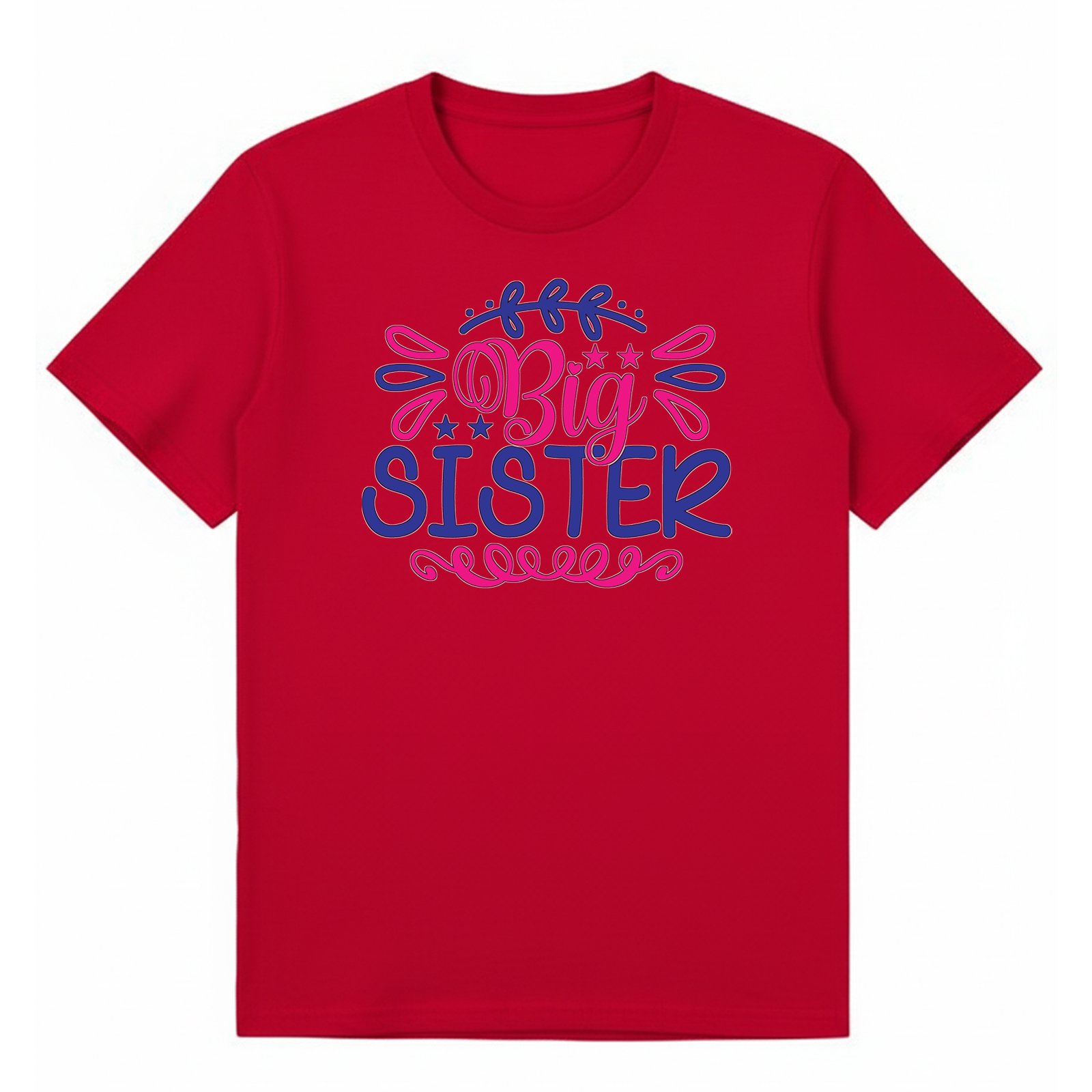 BGSIS17 artwork on red T-shirt