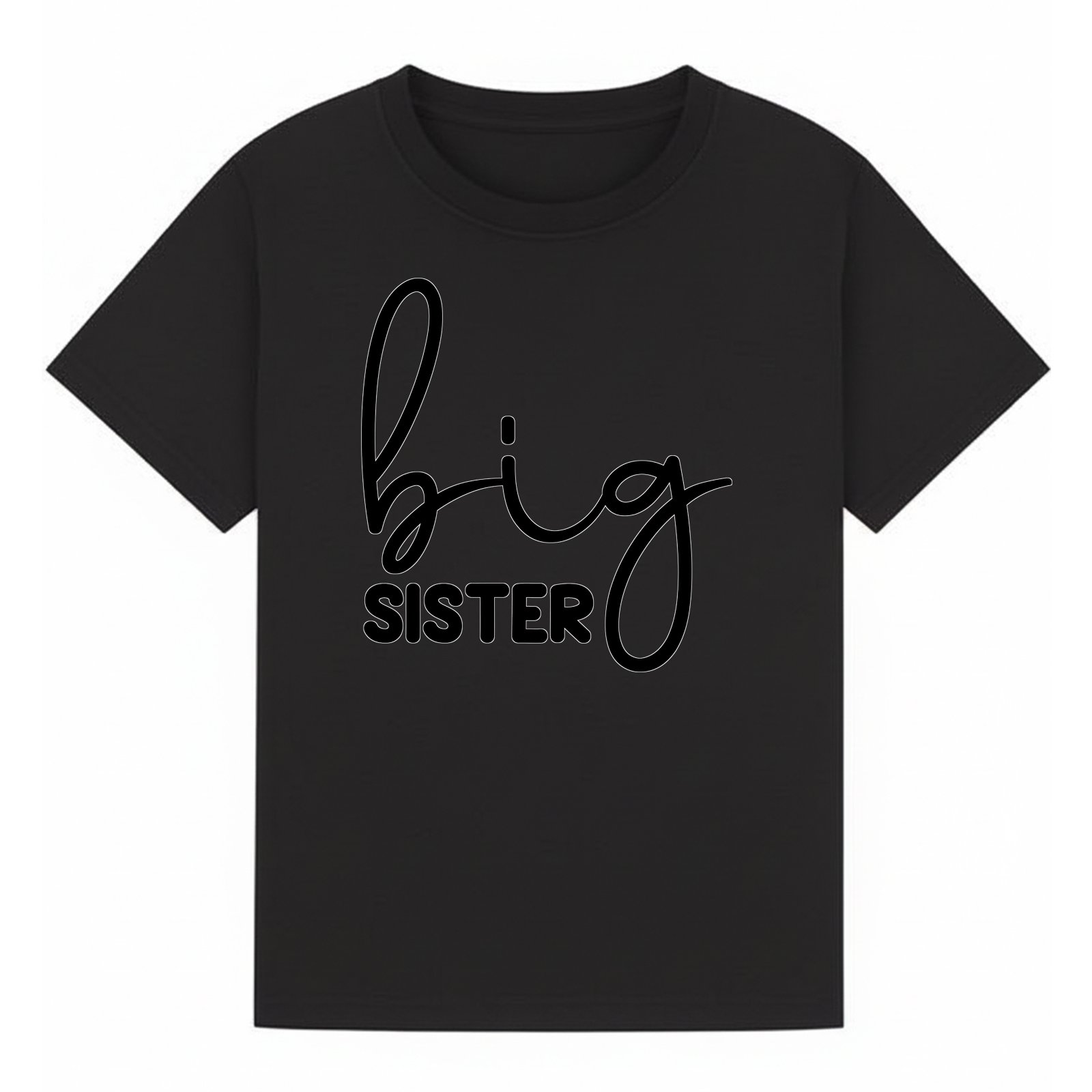 BGSIS20 artwork on black T-shirt