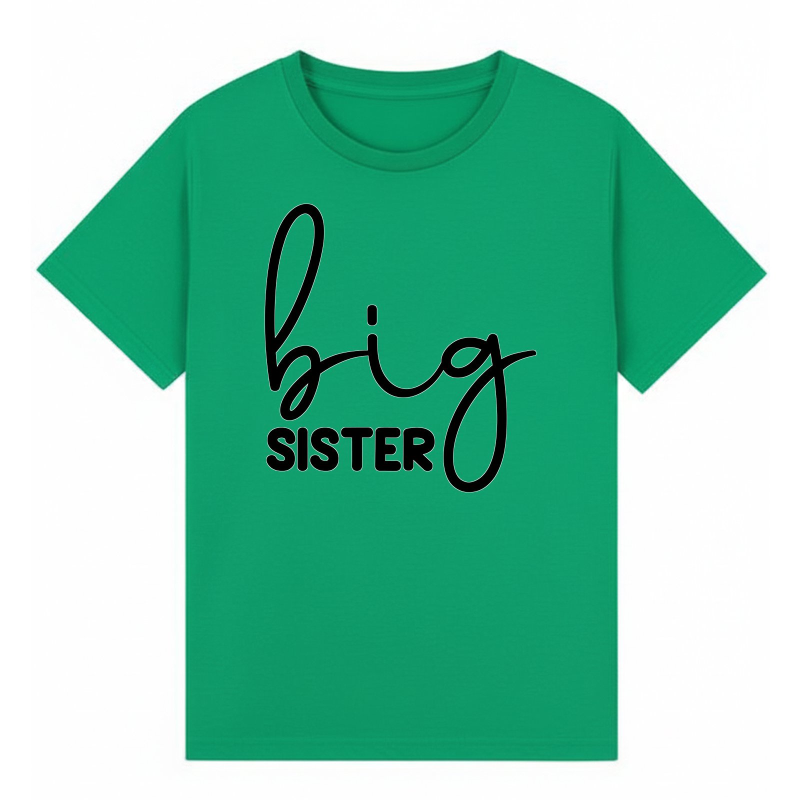 BGSIS20 artwork on irish green T-shirt