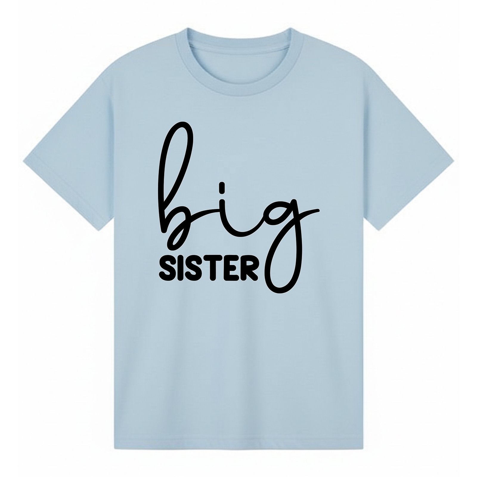 BGSIS20 artwork on light blue T-shirt