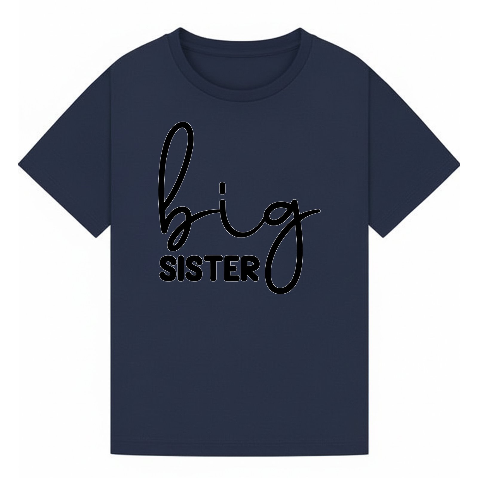 BGSIS20 artwork on navy T-shirt