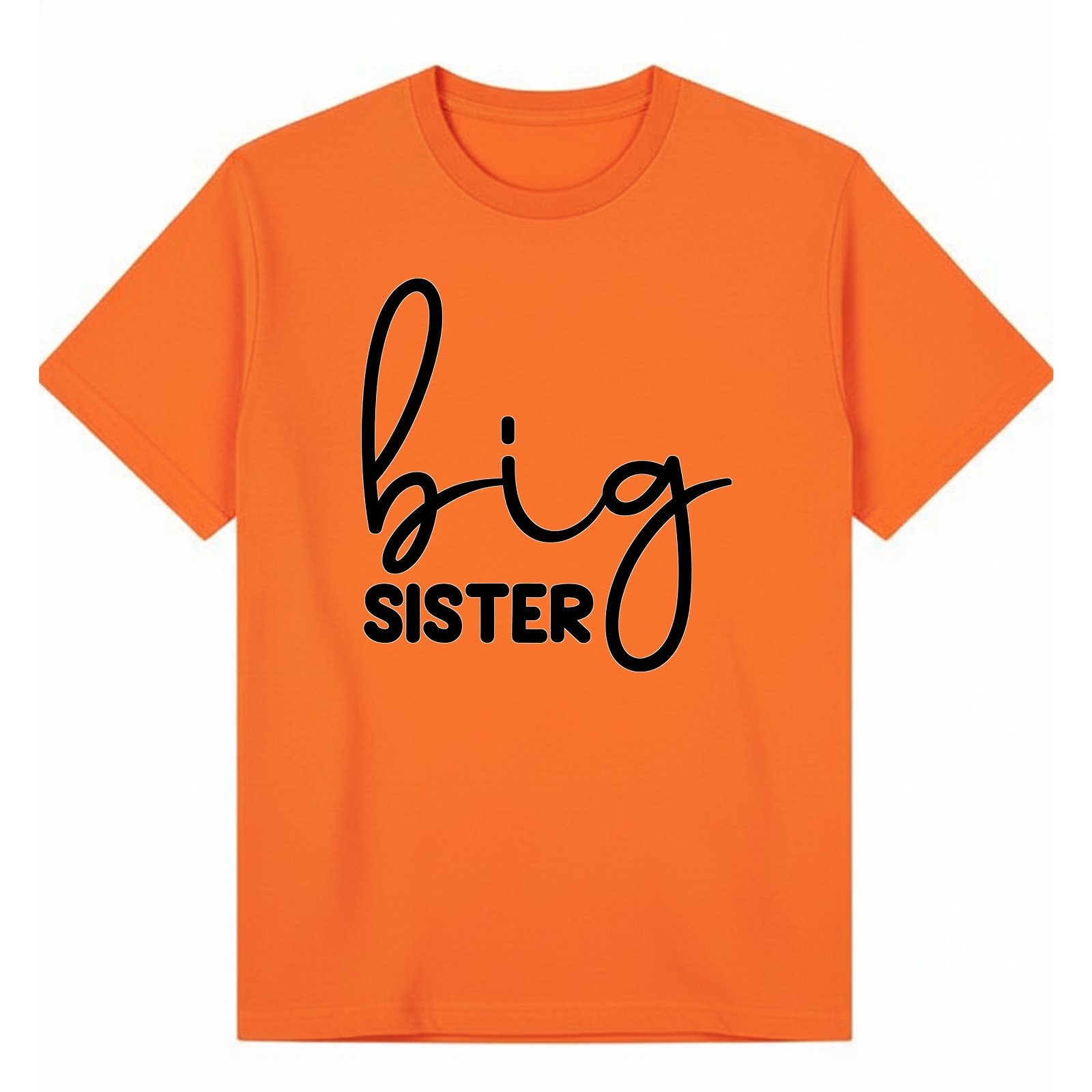 BGSIS20 artwork on orange T-shirt