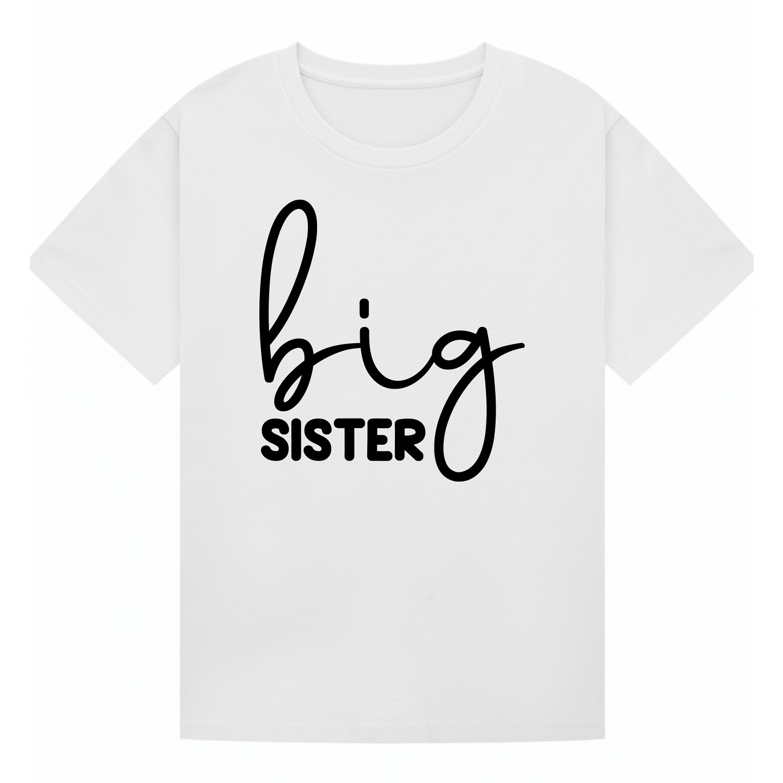 BGSIS20 artwork on white T-shirt