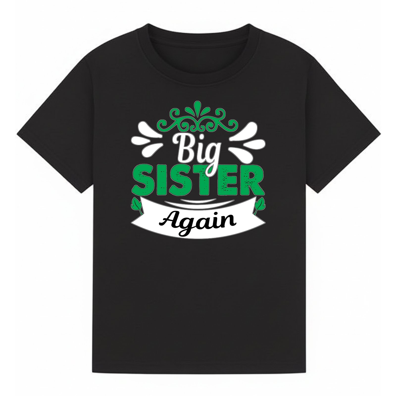 BGSIS21 artwork on black T-shirt