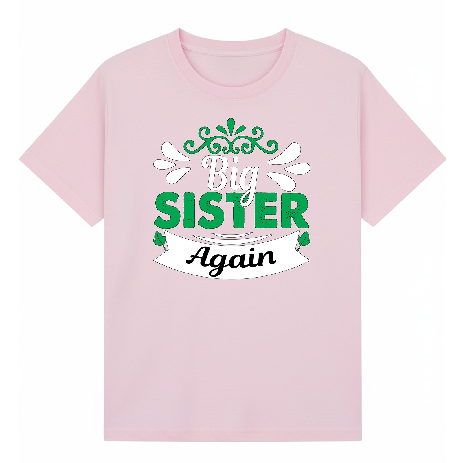 BGSIS21 artwork on light pink T-shirt