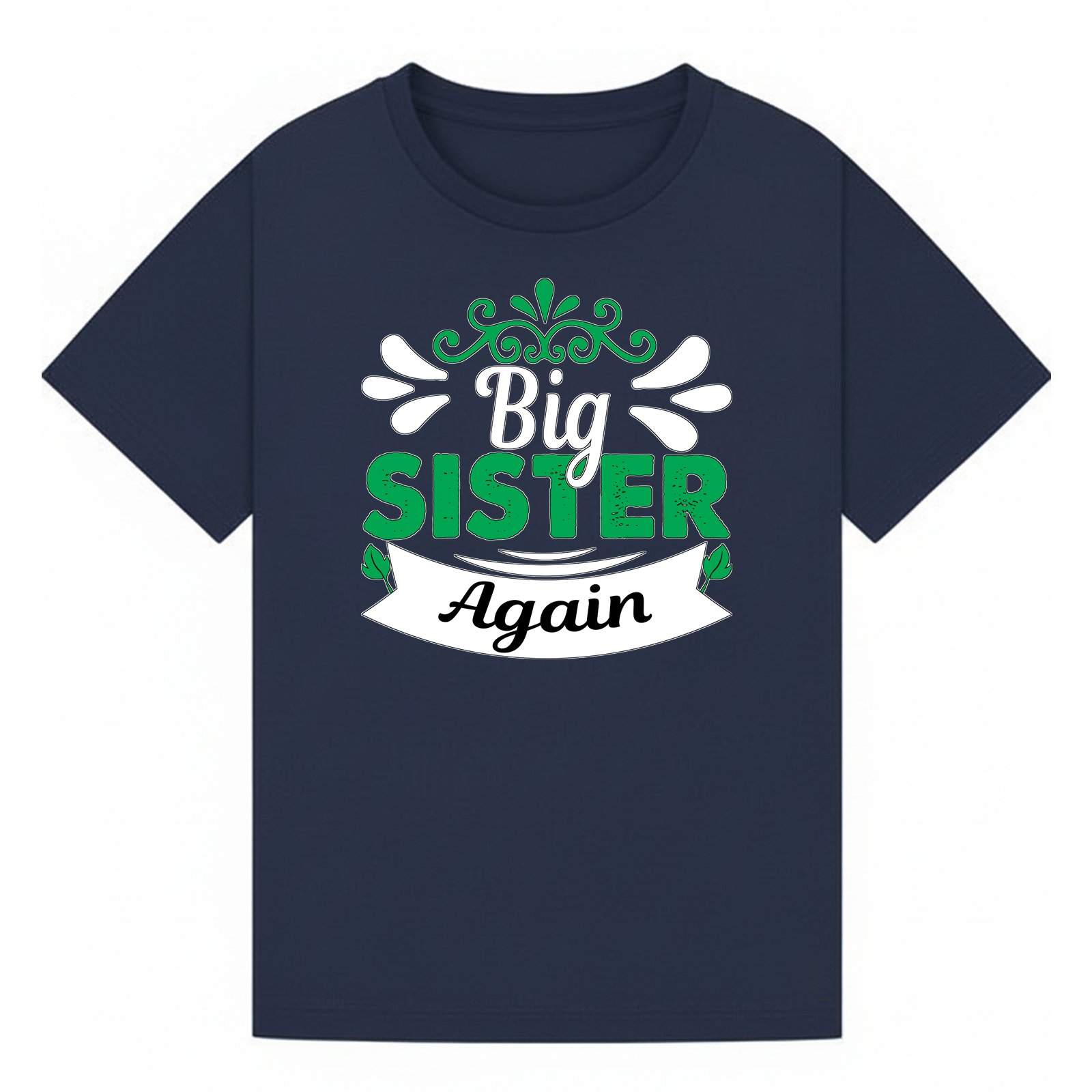 BGSIS21 artwork on navy T-shirt