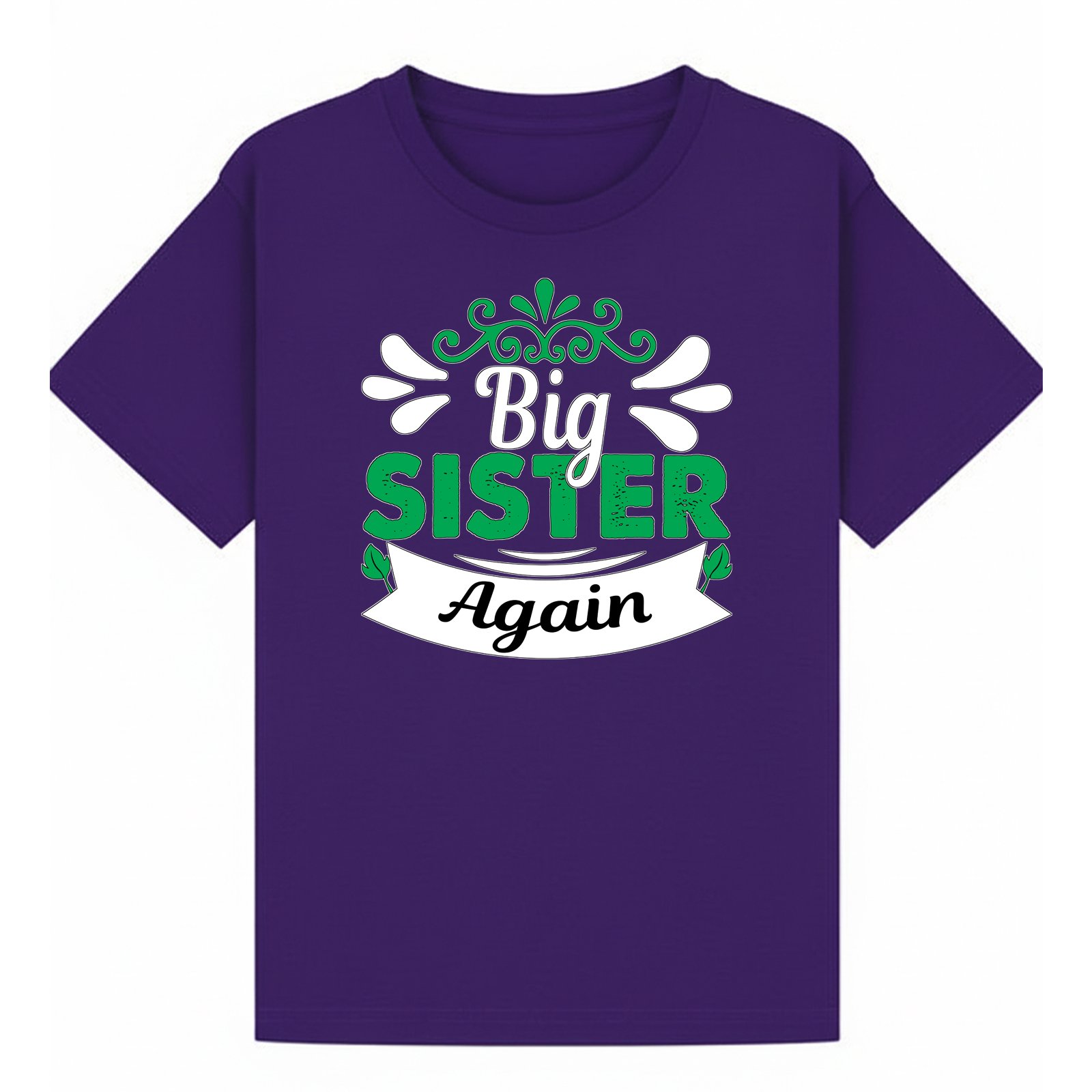 BGSIS21 artwork on purple T-shirt