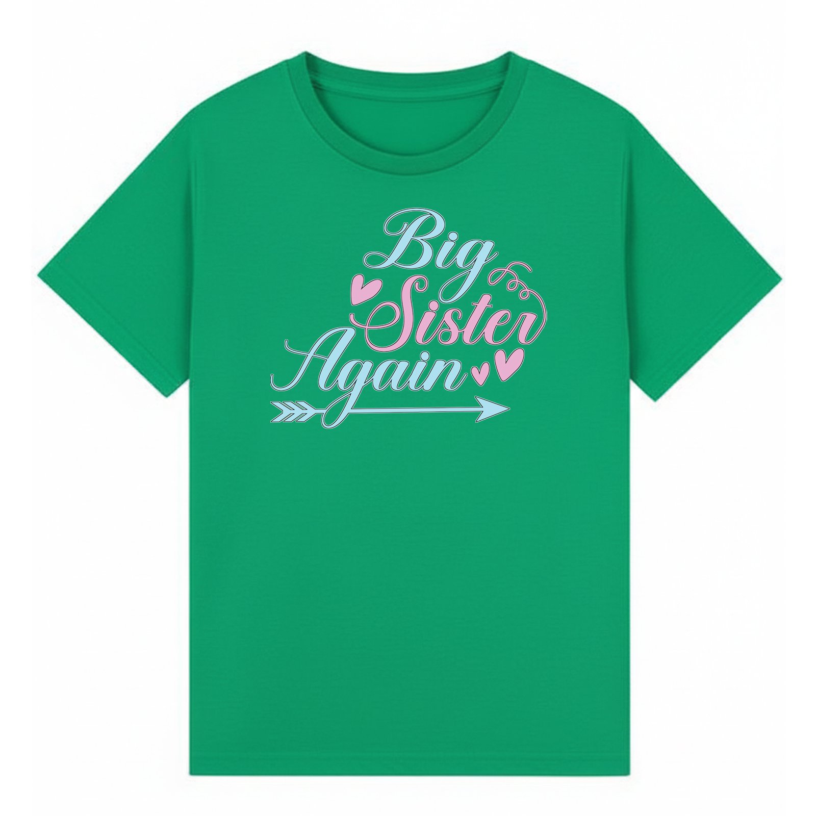 BGSIS22 artwork on irish green T-shirt