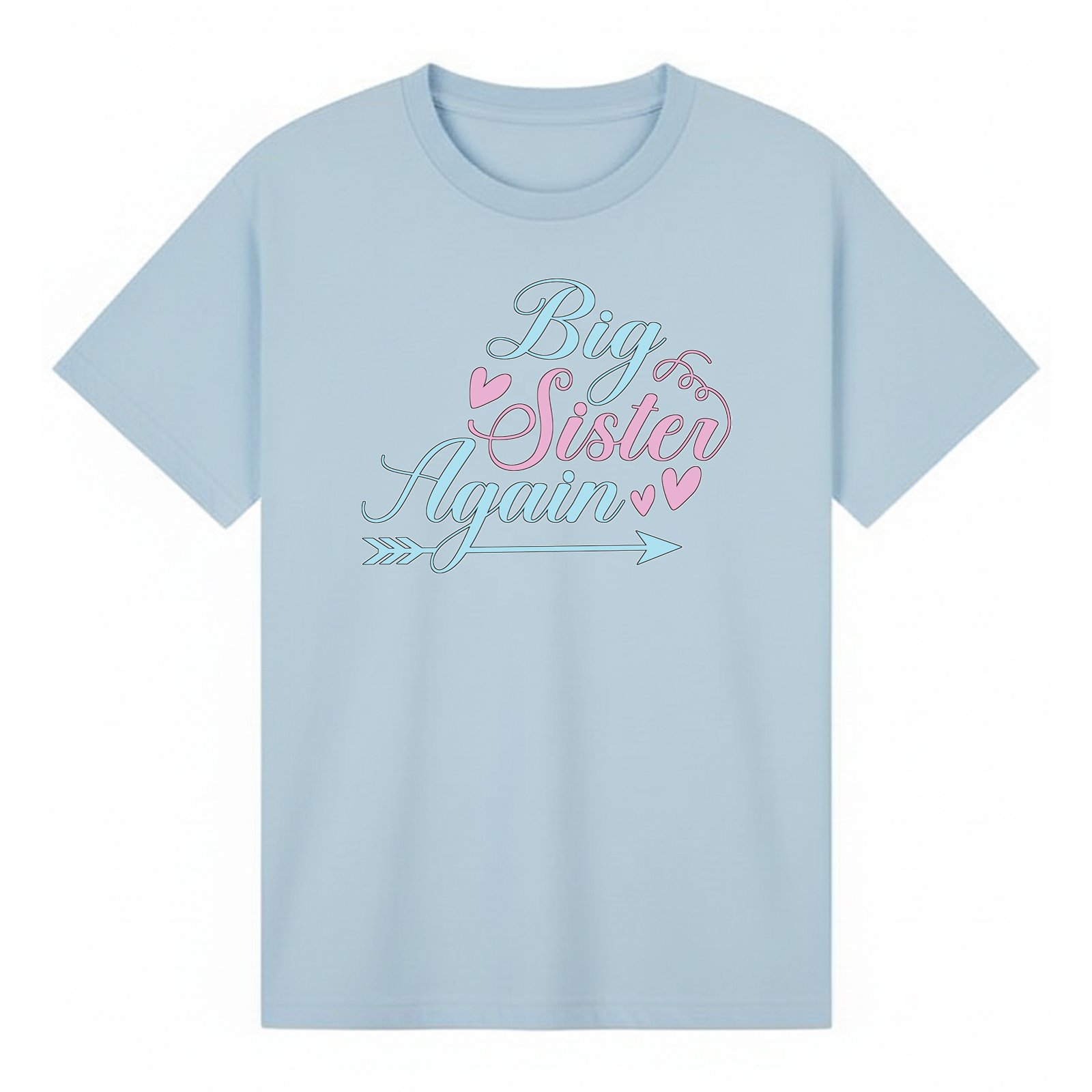 BGSIS22 artwork on light blue T-shirt