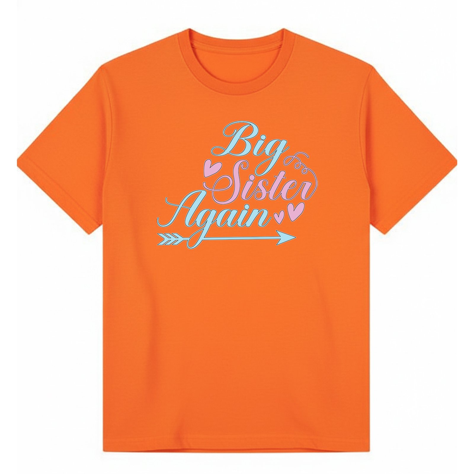 BGSIS22 artwork on orange T-shirt