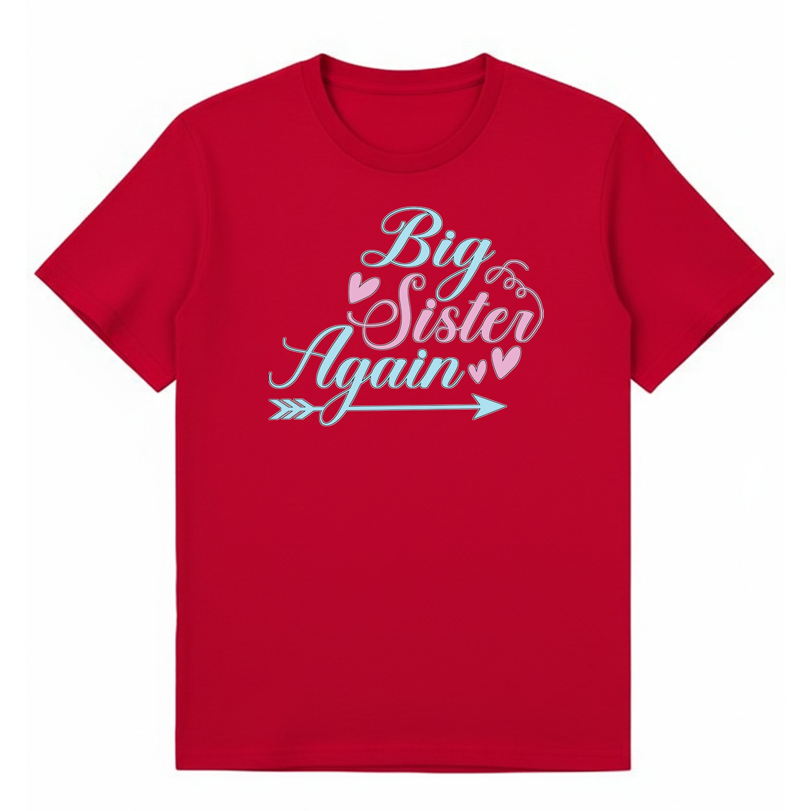 BGSIS22 artwork on red T-shirt