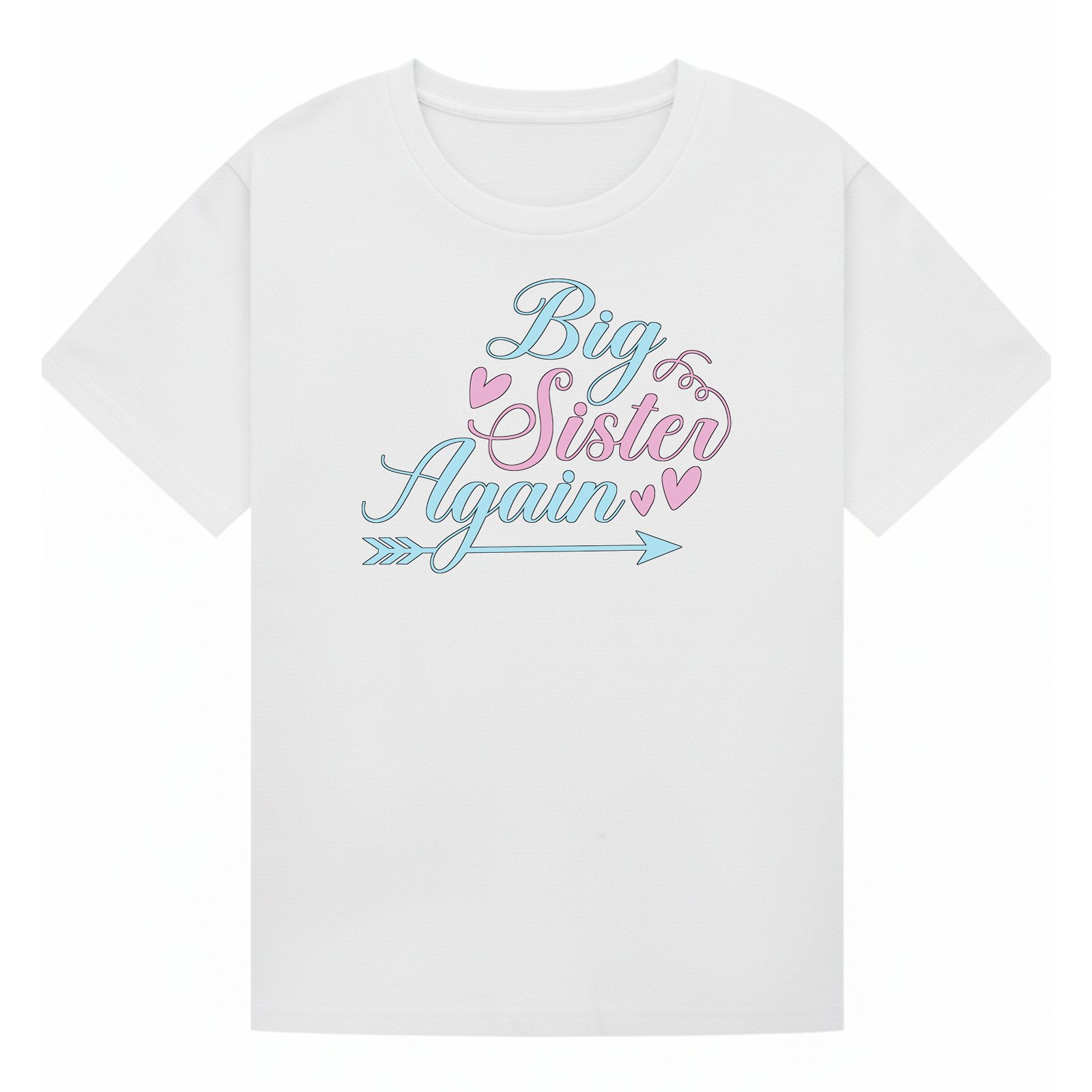 BGSIS22 artwork on white T-shirt