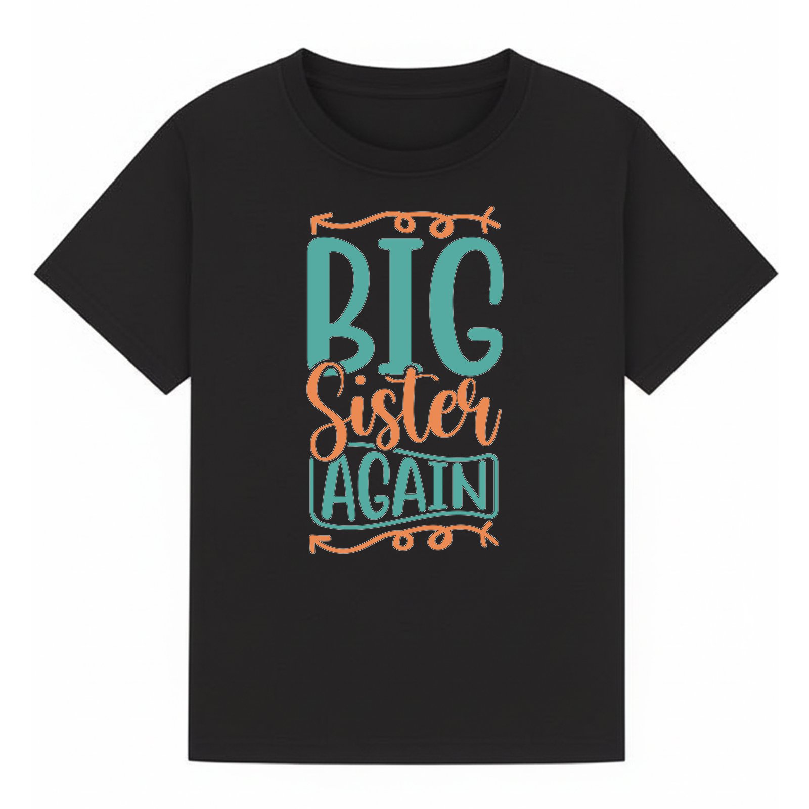 BGSIS26 artwork on black T-shirt
