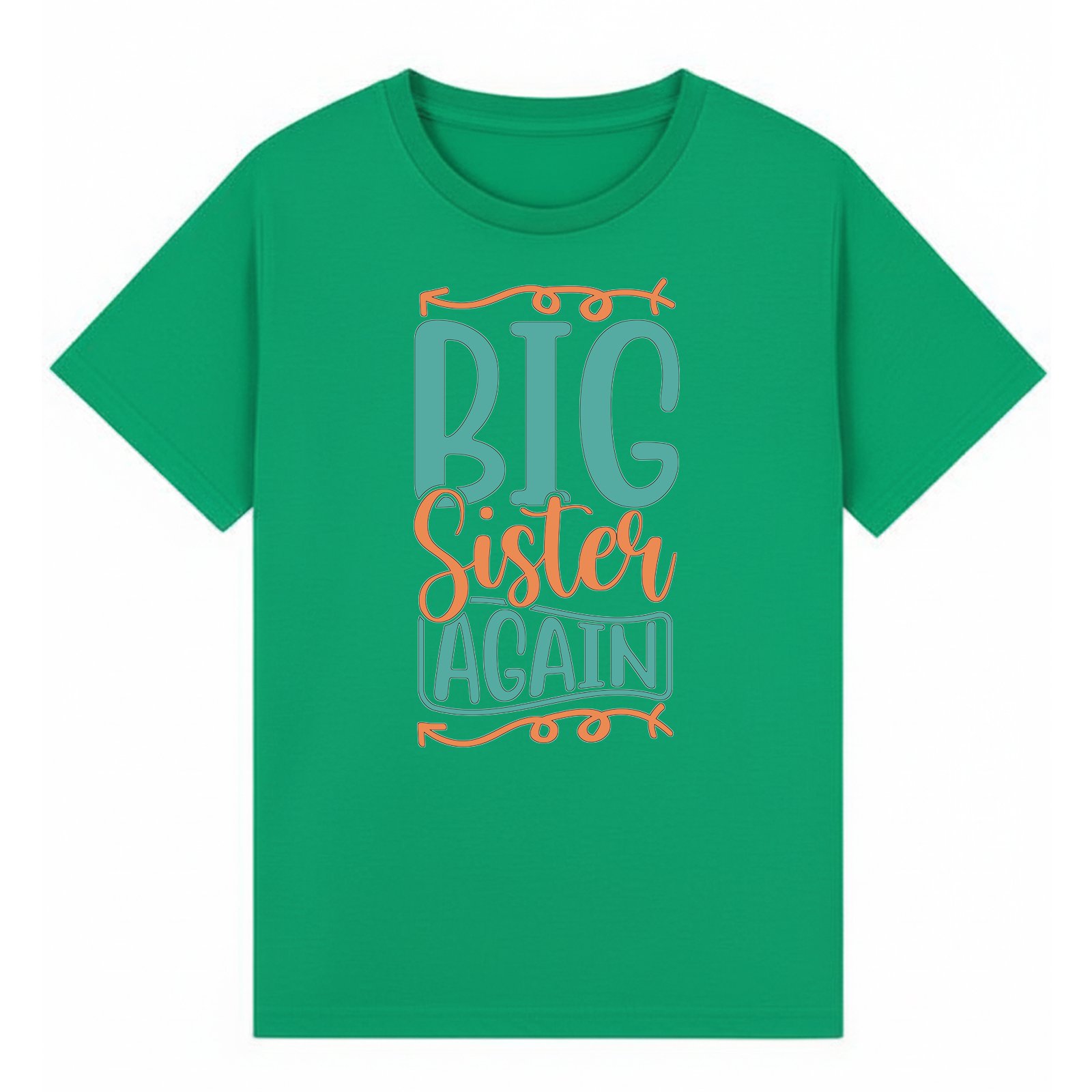 BGSIS26 artwork on irish green T-shirt