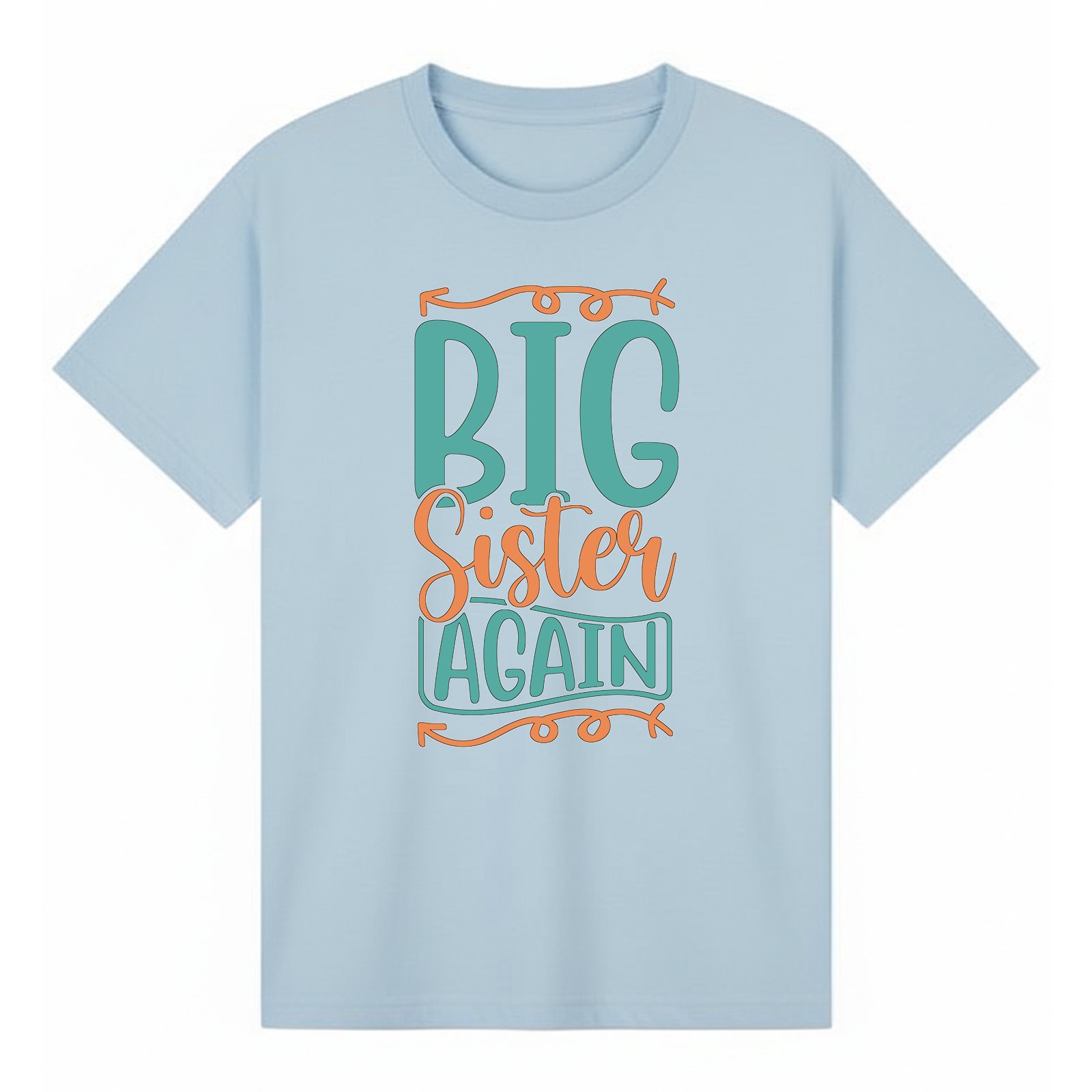 BGSIS26 artwork on light blue T-shirt