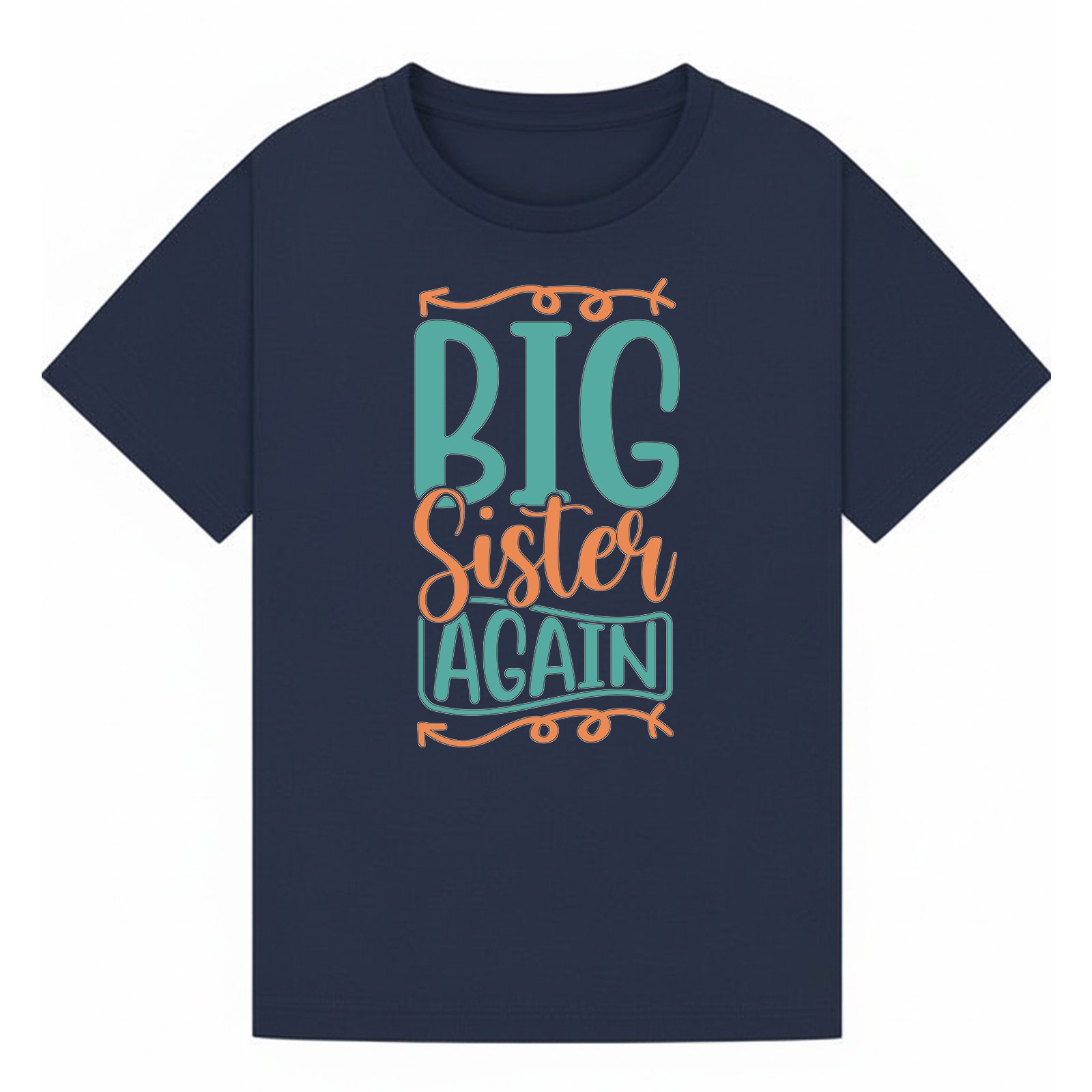 BGSIS26 artwork on navy T-shirt