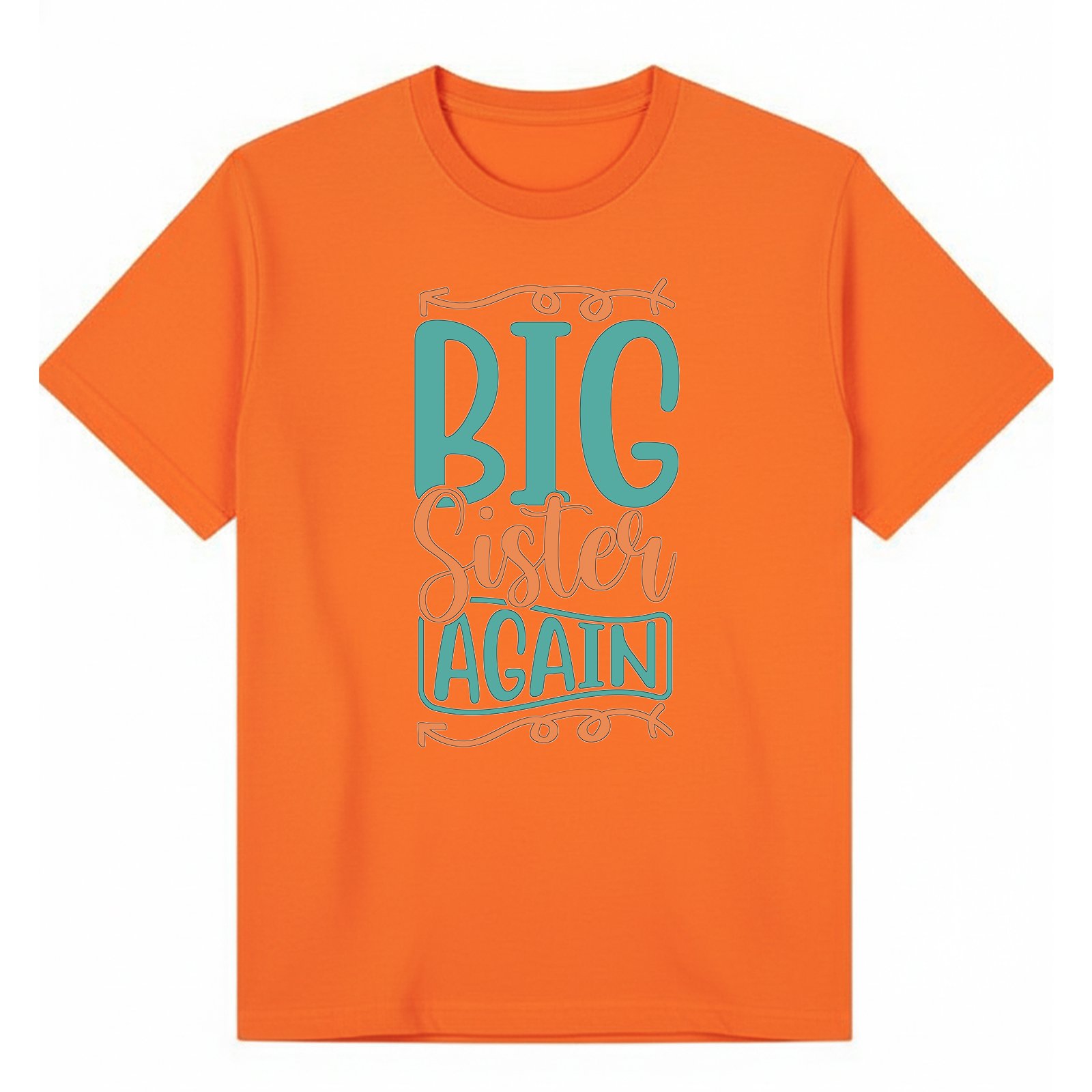 BGSIS26 artwork on orange T-shirt