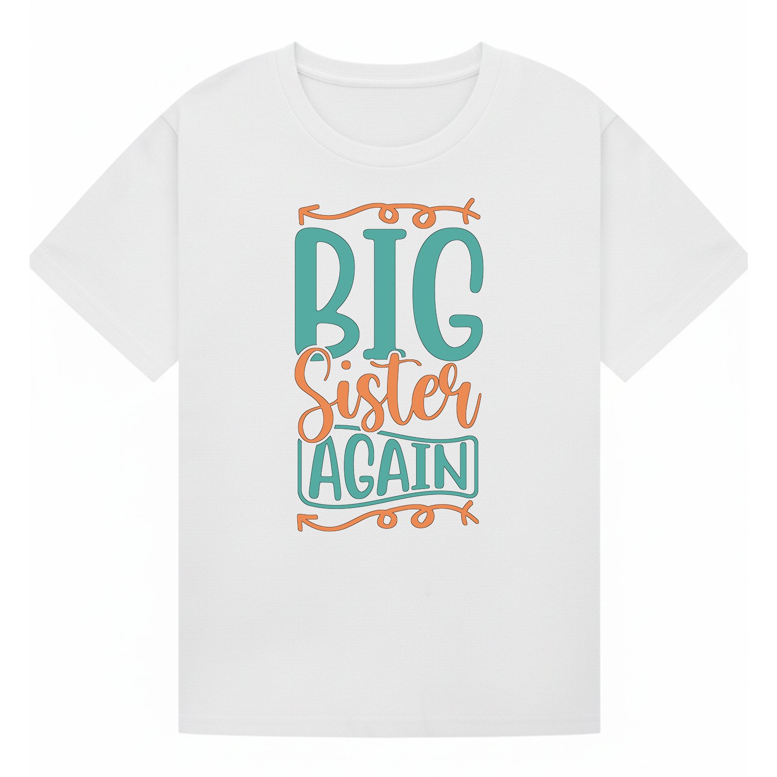 BGSIS26 artwork on white T-shirt