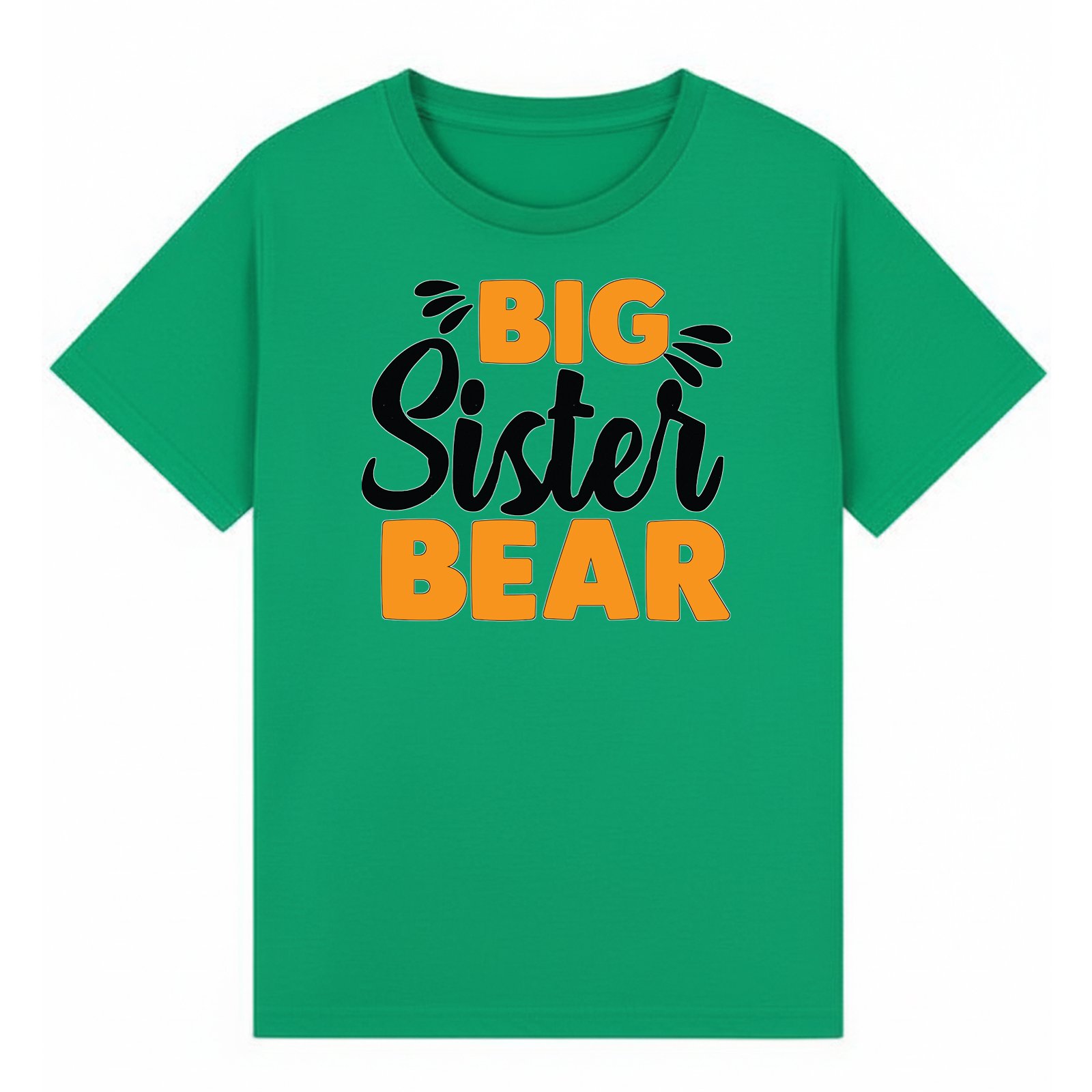 BGSIS28 artwork on irish green T-shirt