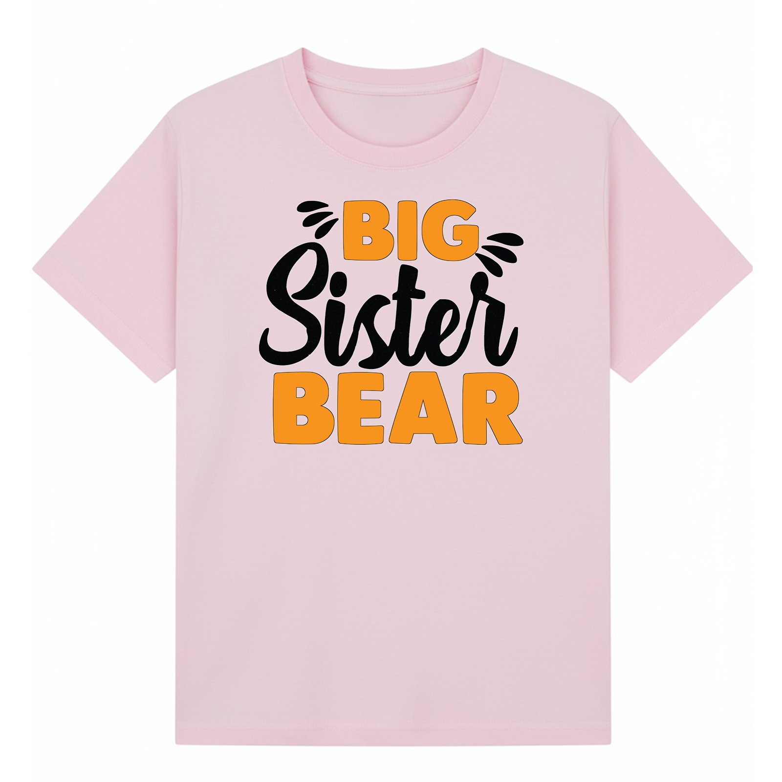 BGSIS28 artwork on light pink T-shirt