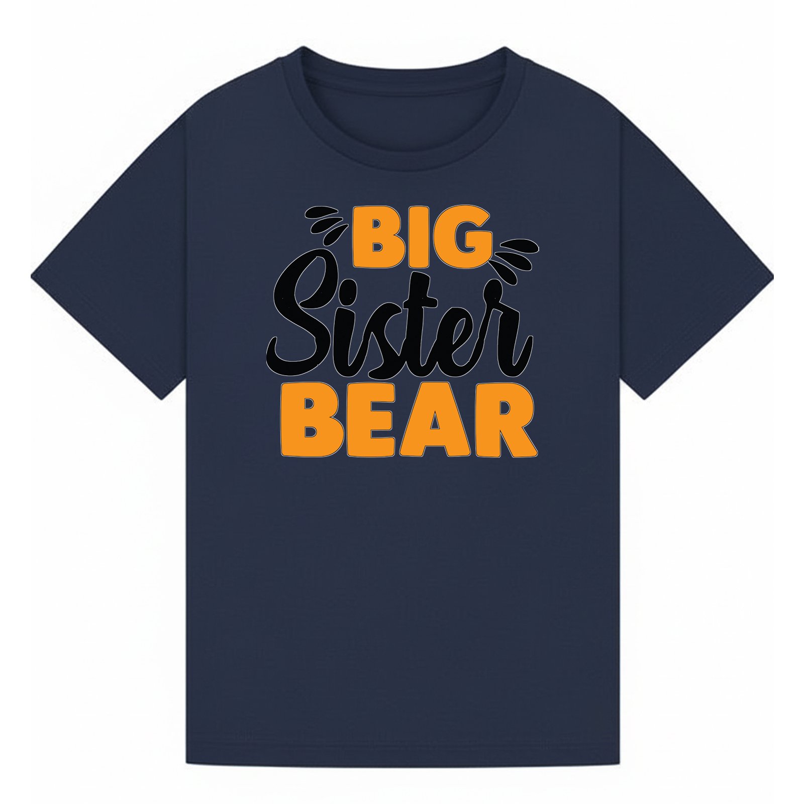 BGSIS28 artwork on navy T-shirt