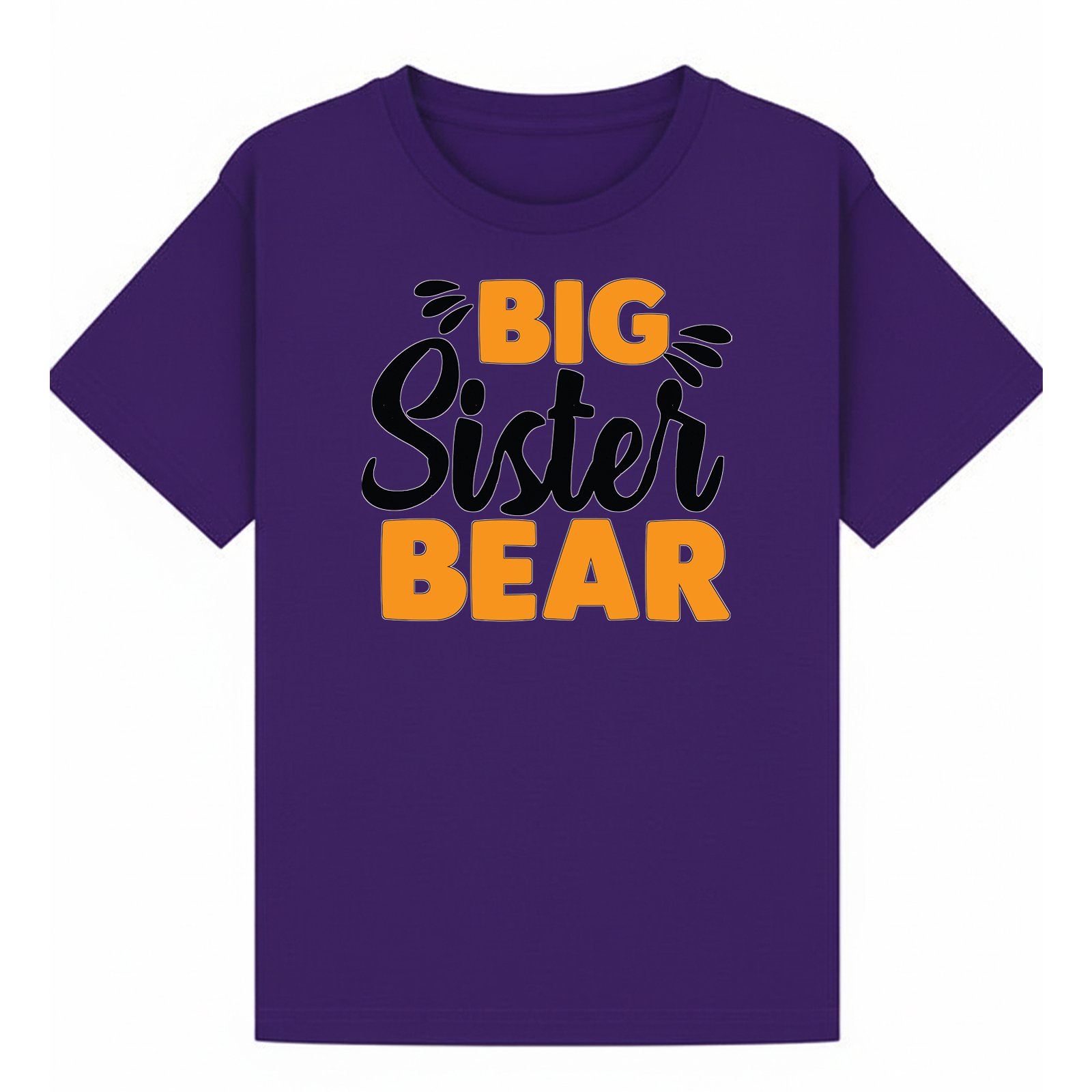 BGSIS28 artwork on purple T-shirt