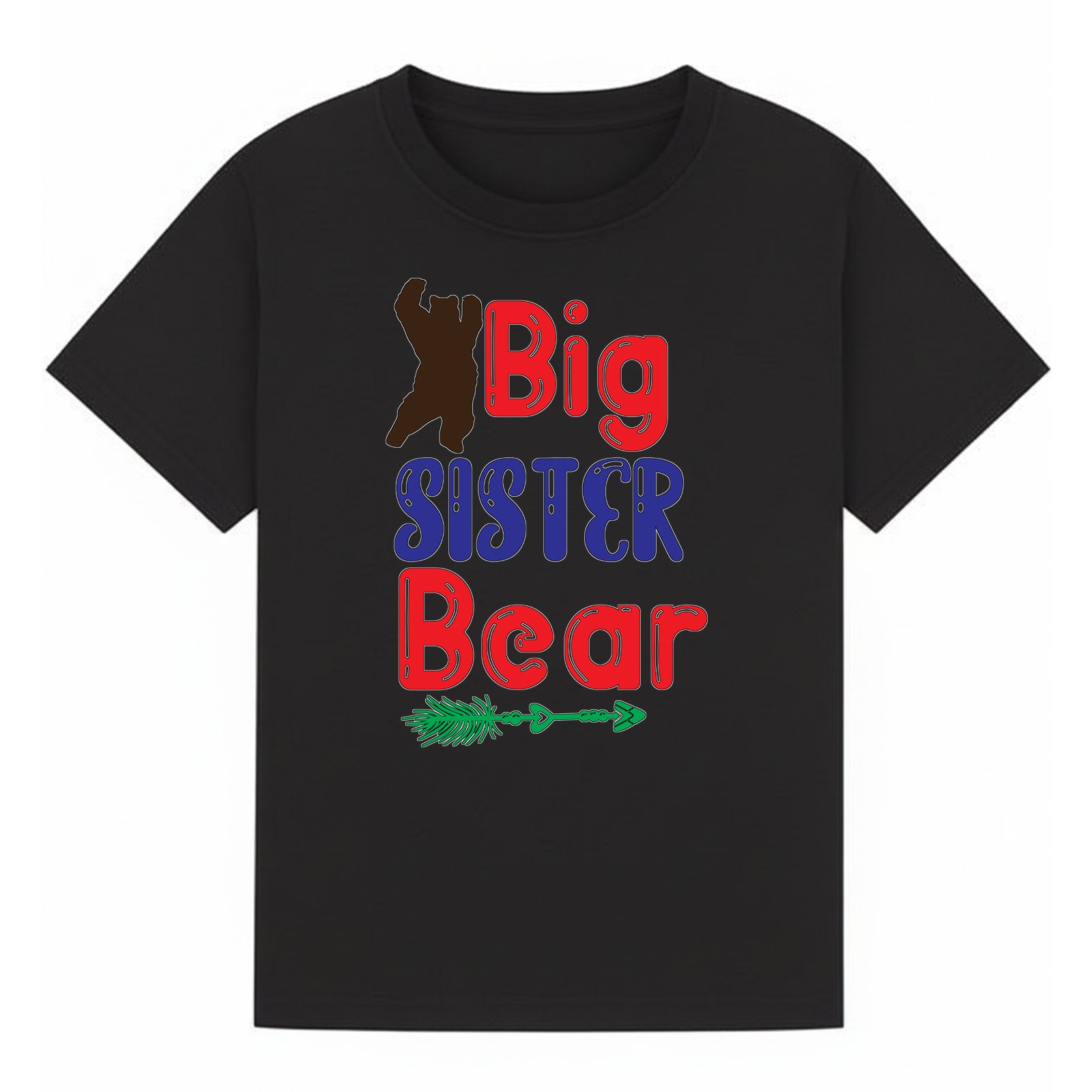 BGSIS30 artwork on black T-shirt