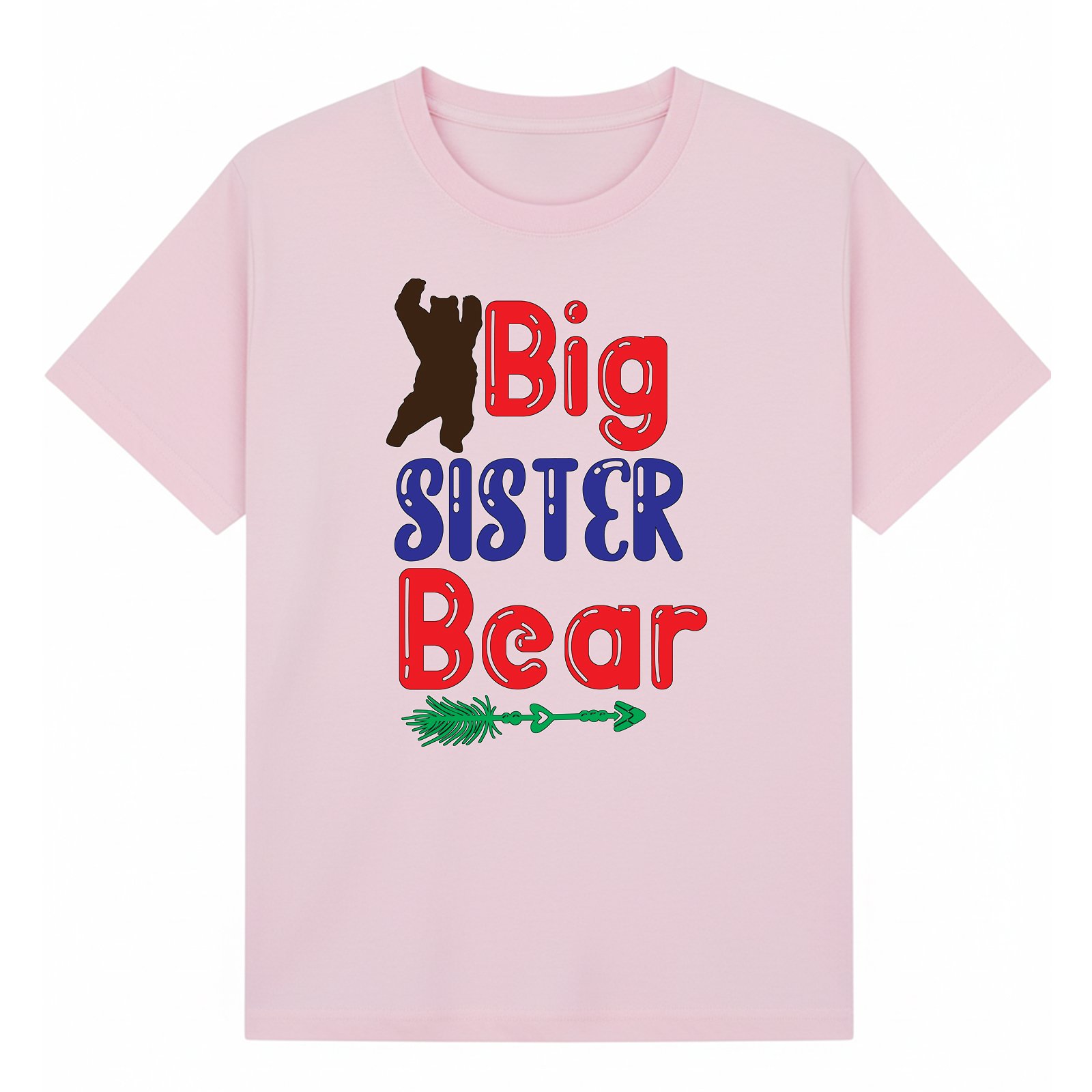 BGSIS30 artwork on light pink T-shirt