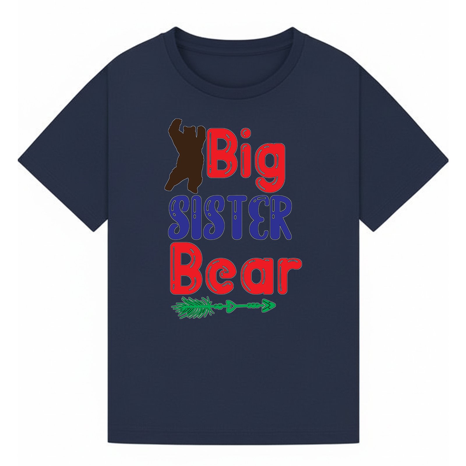 BGSIS30 artwork on navy T-shirt