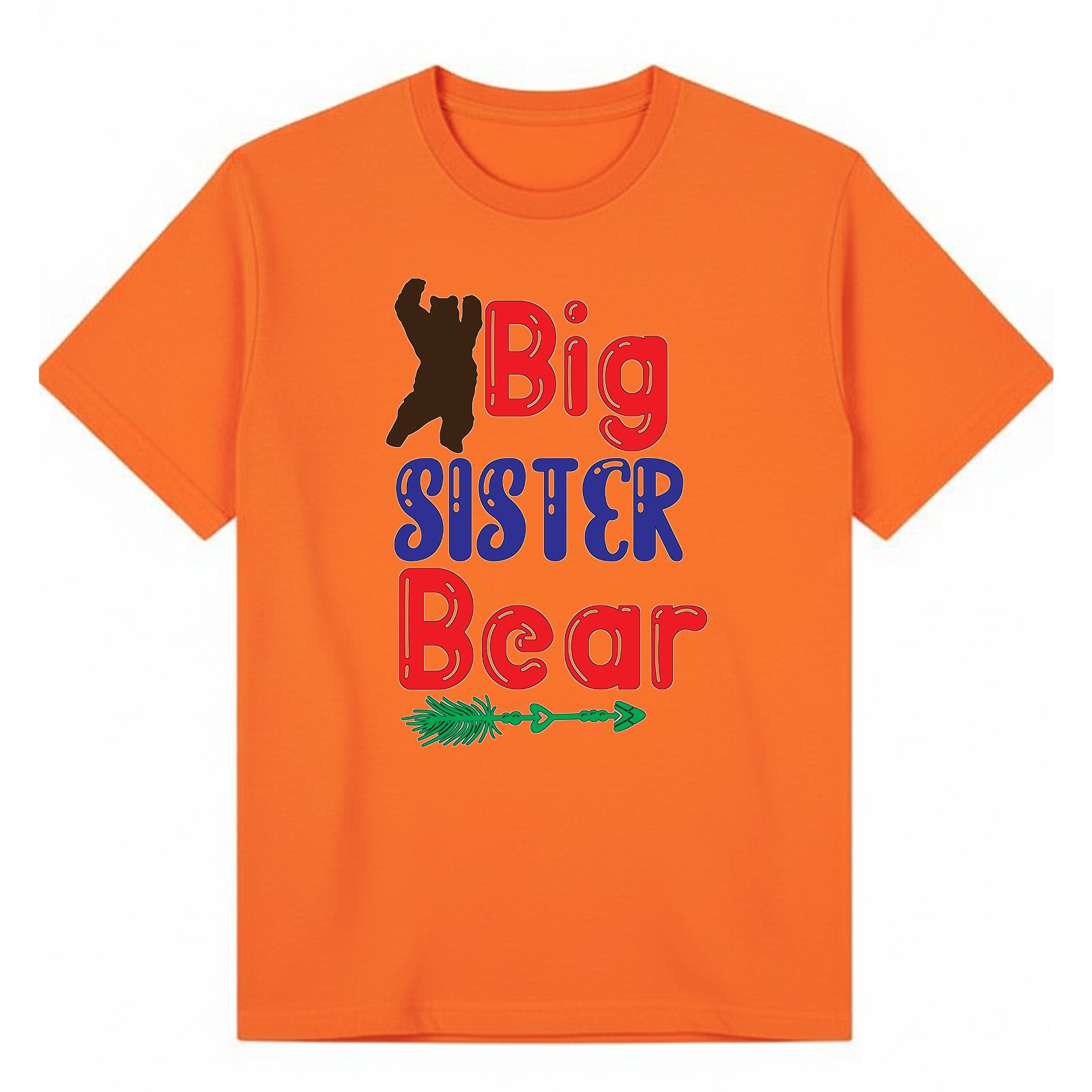 BGSIS30 artwork on orange T-shirt