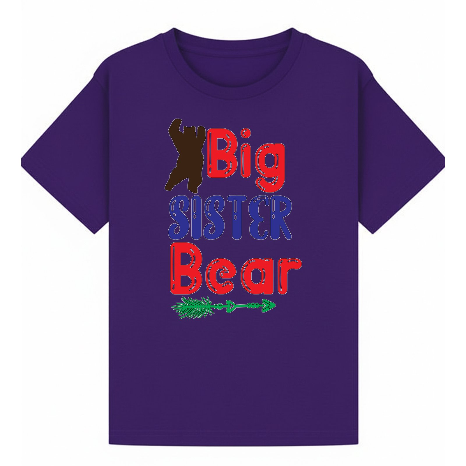 BGSIS30 artwork on purple T-shirt