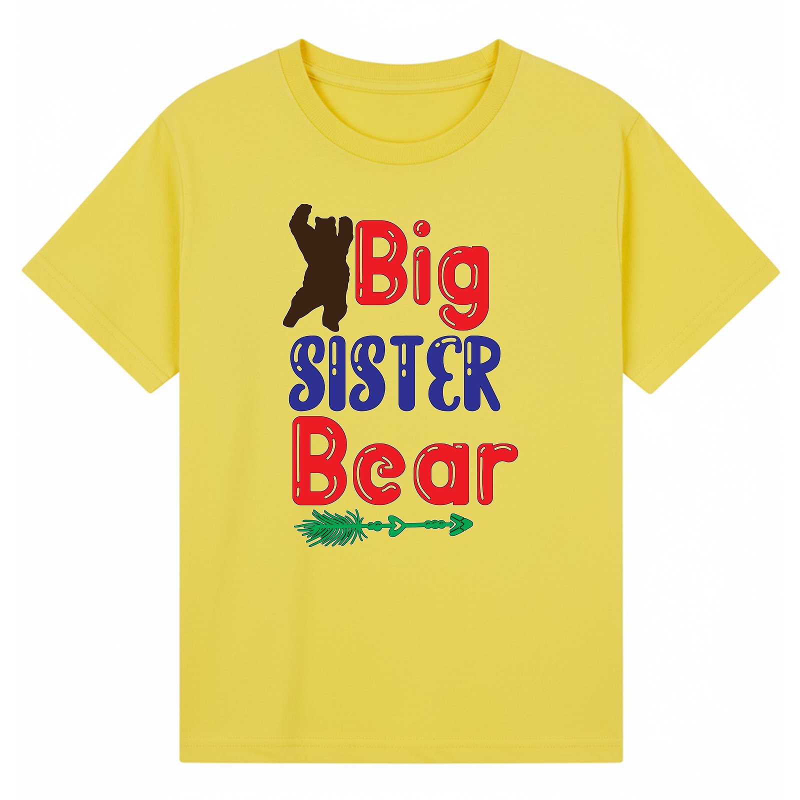 BGSIS30 artwork on yellow T-shirt