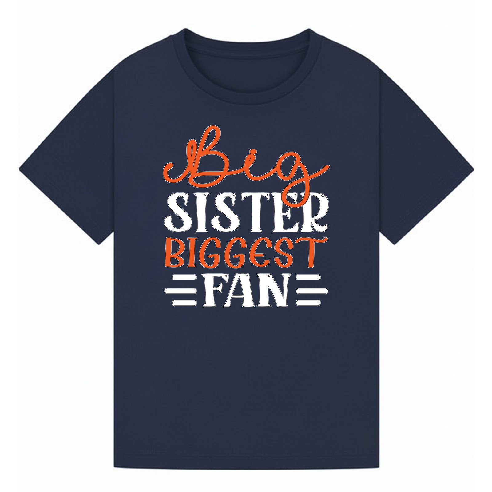 BGSIS31 artwork on navy T-shirt
