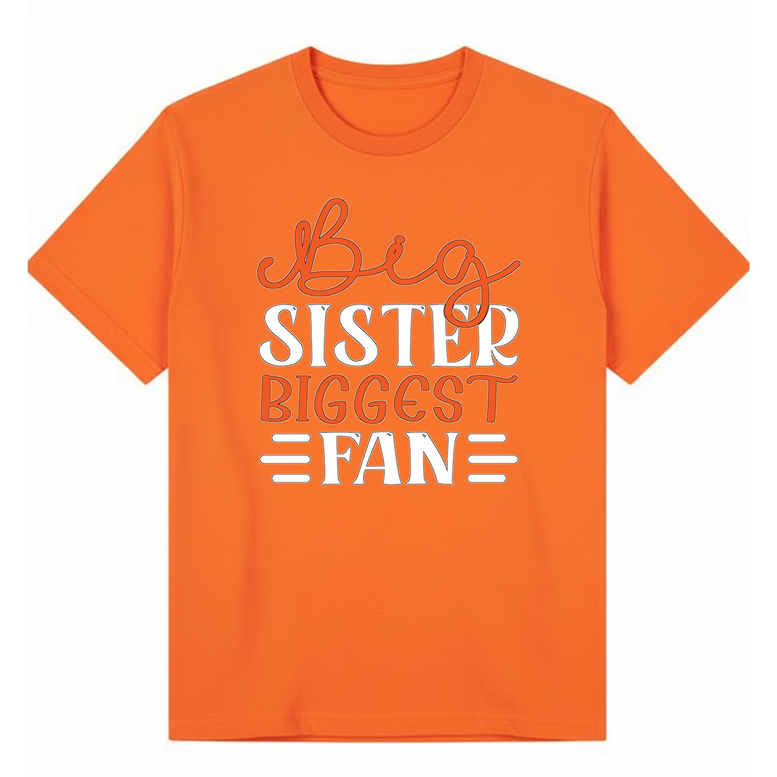 BGSIS31 artwork on orange T-shirt