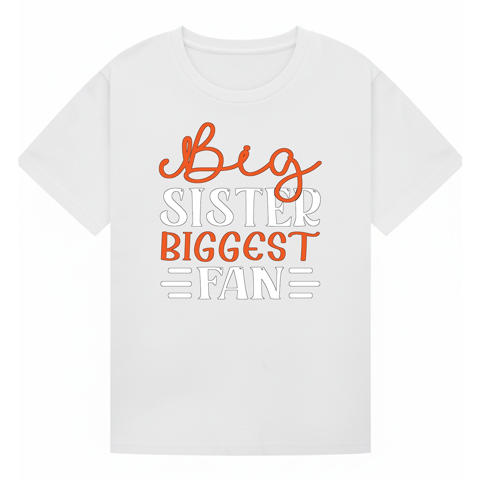 BGSIS31 artwork on white T-shirt