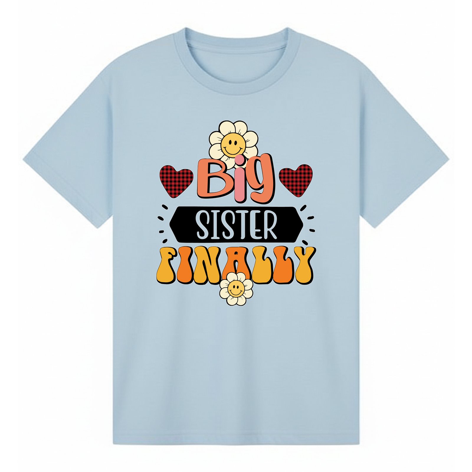 BGSIS37 artwork on light blue T-shirt