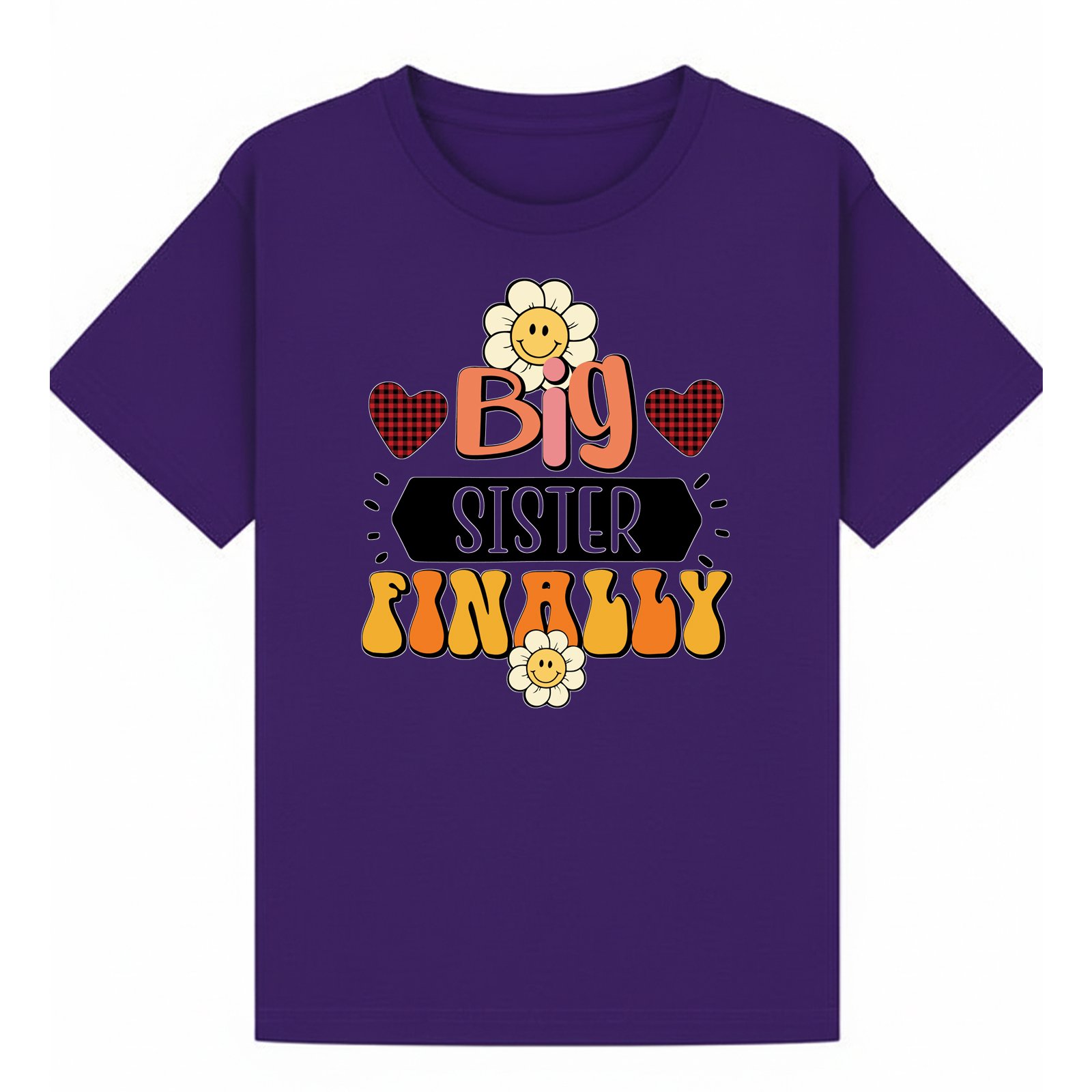 BGSIS37 artwork on purple T-shirt