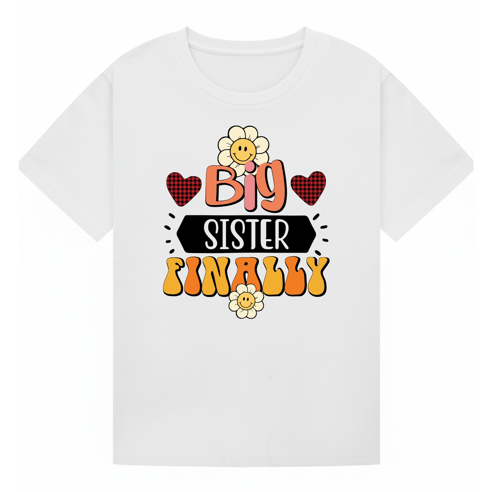 BGSIS37 artwork on white T-shirt